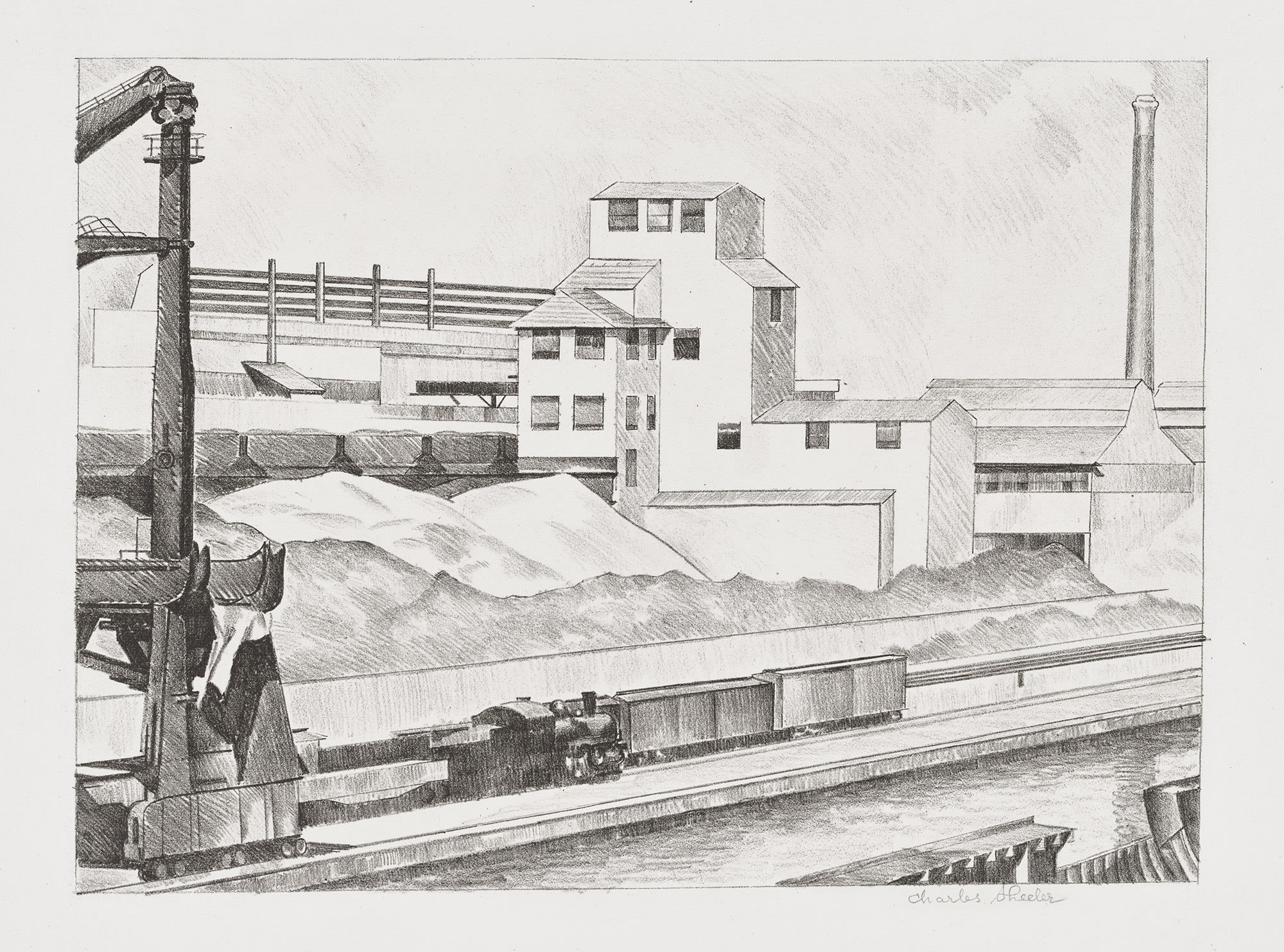 <p><strong>CHARLES SHEELER</strong> <em>Industrial Series #1,</em> $20,000–30,000</p>