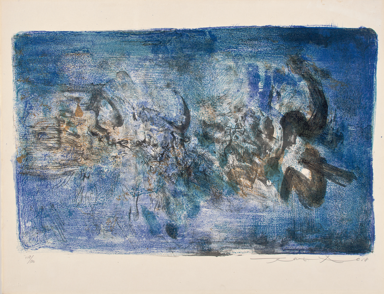 <p><strong>ZAO WOU-KI</strong>&nbsp;<em>Untitled, </em>1958&nbsp;</p>
