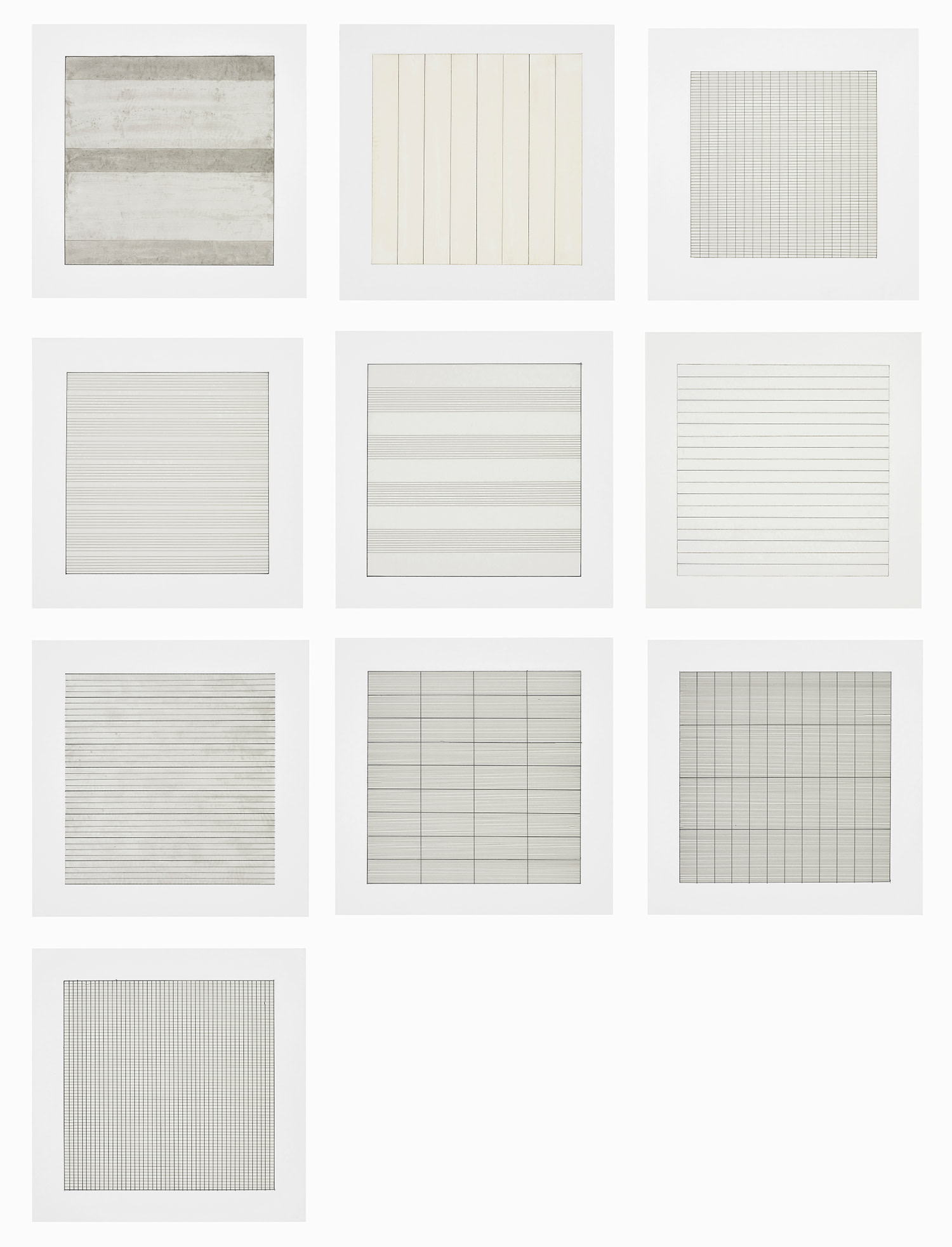 【AGNES MARTIN】 Agnes Martin. Harbor Number 1. 1957 | MoMA