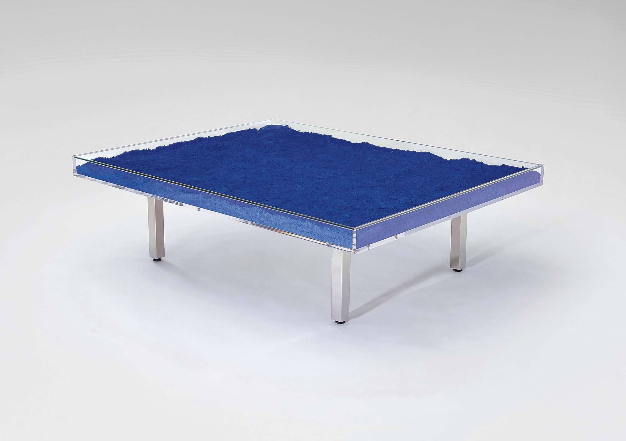 <p><strong>YVES KLEIN</strong> <em>Table Bleu KleinTM/ Klein Blue,</em> designed 1961</p>