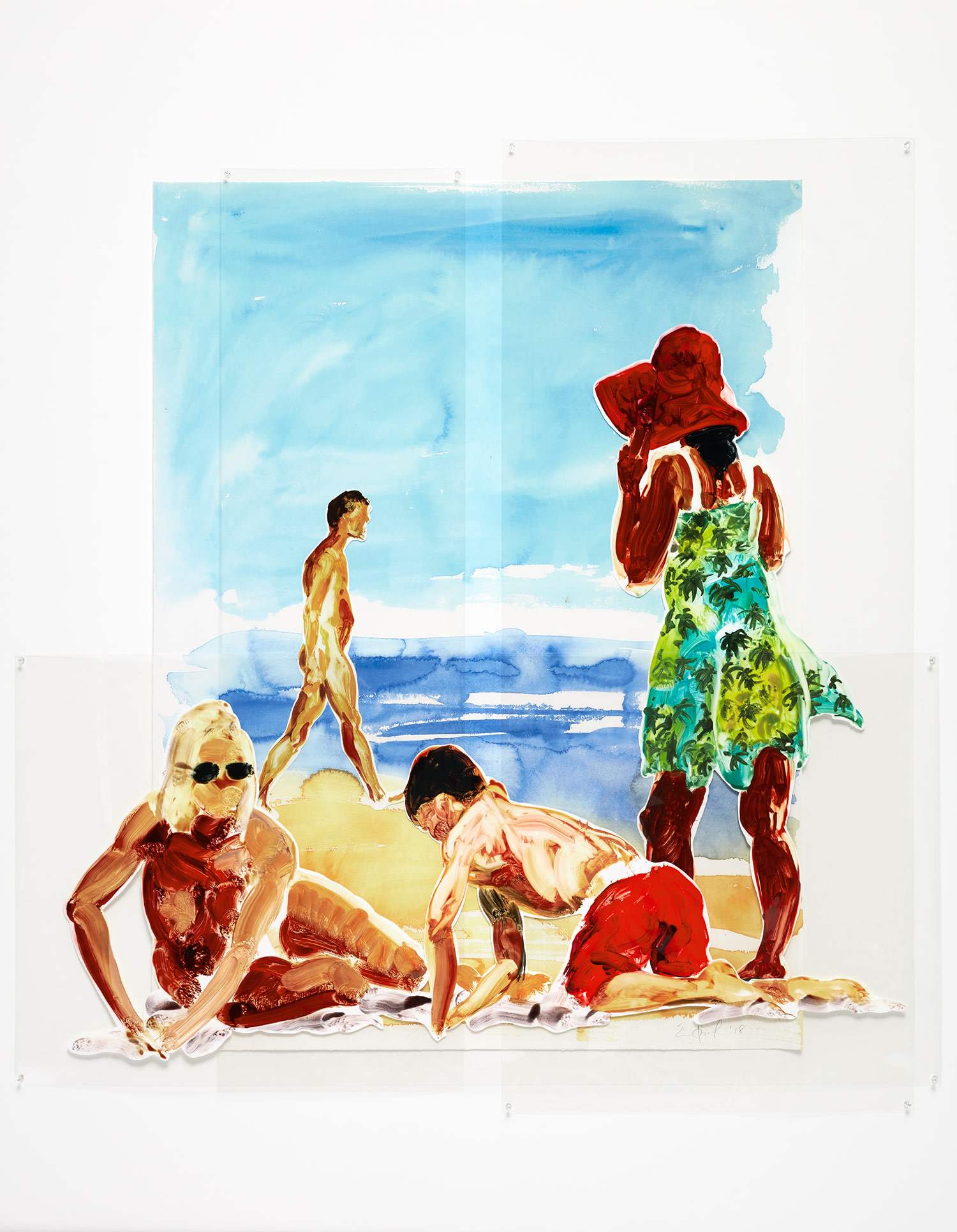 Bonhams : ERIC FISCHL (B. 1948) Untitled 35 x 25 3/4 in