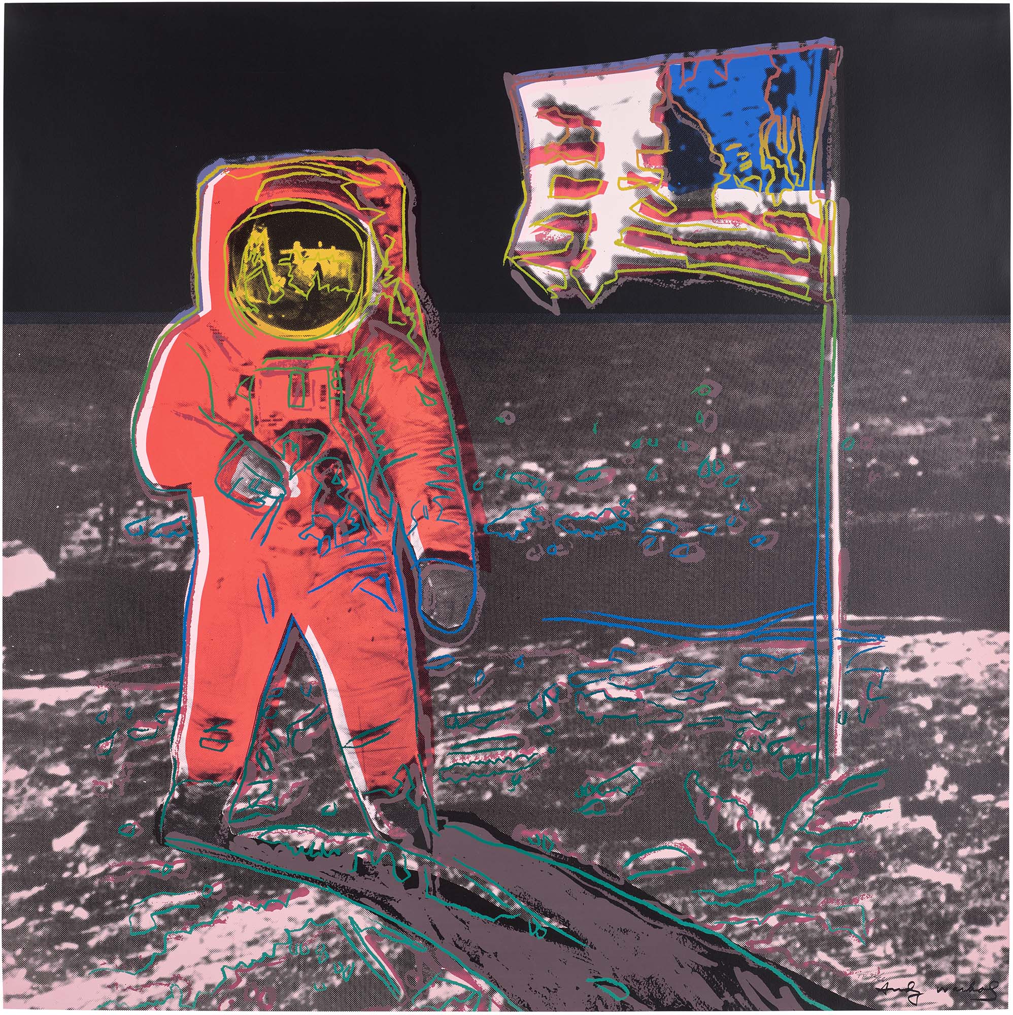 <p><strong>ANDY WARHOL</strong> <em>Moonwalk (see F. & S. 404-405), </em>1987</p>