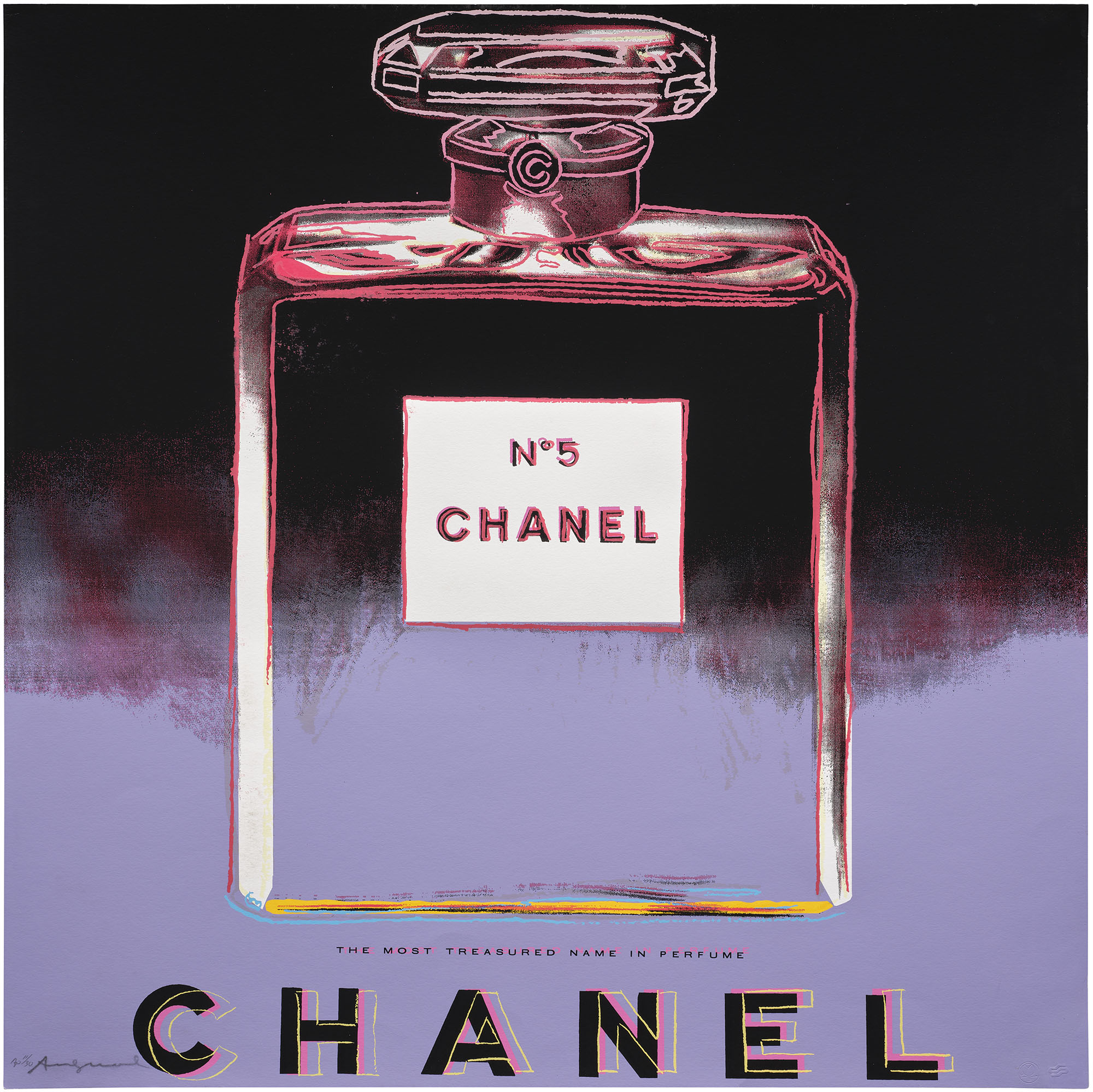 <p><strong>ANDY WARHOL</strong> <em>Chanel, from Ads (F. & S. 354),</em> 1985</p>