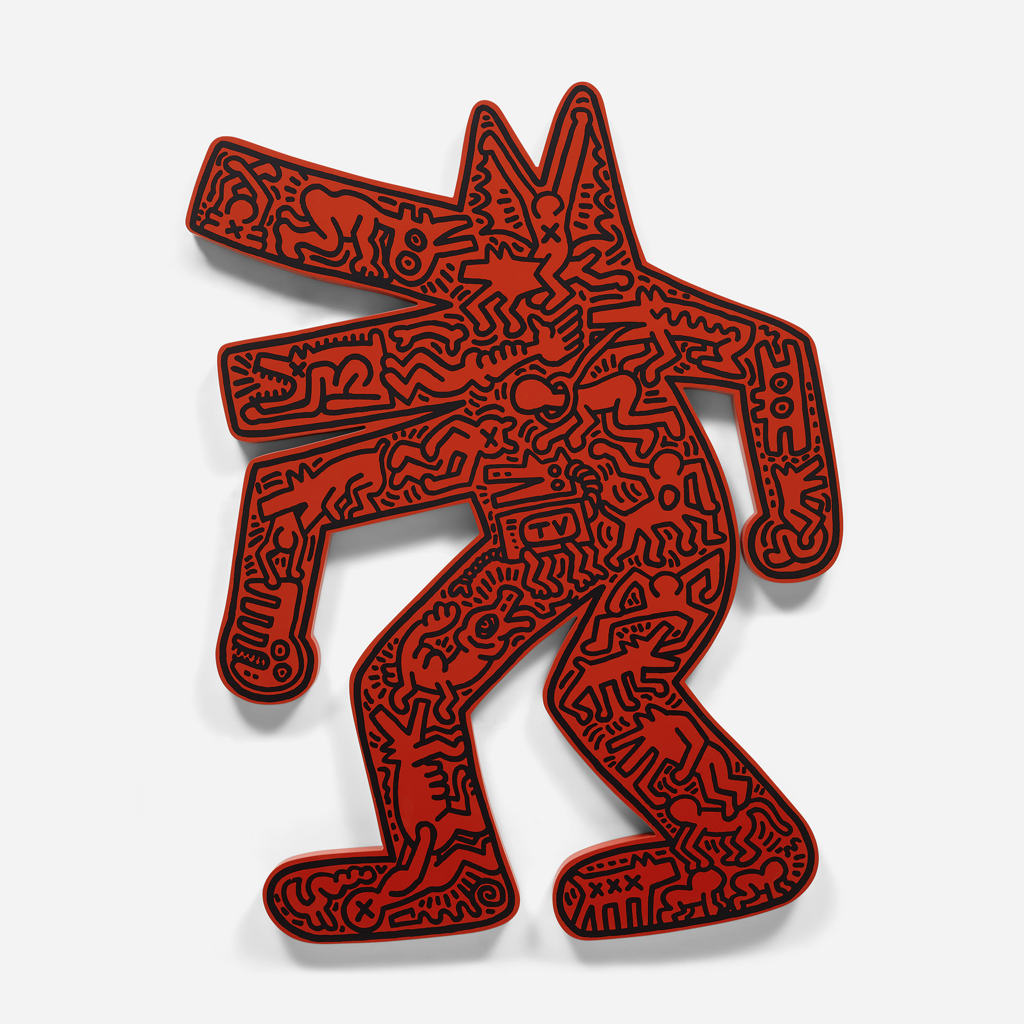 <p><strong>KEITH HARING</strong> <em>Dog,</em> 1986</p>
