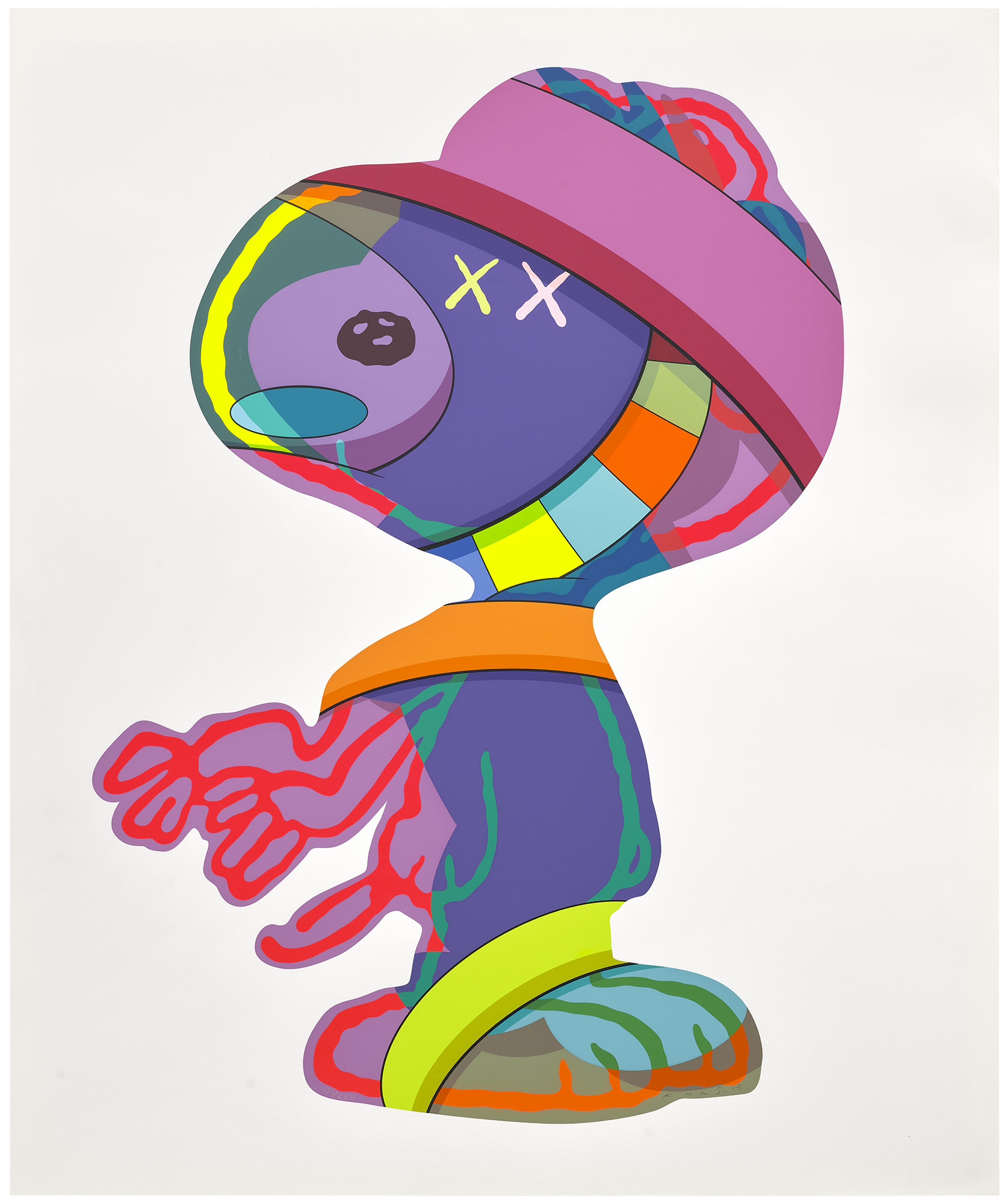 <p><strong>KAWS</strong> <em>THE THINGS THAT COMFORT,</em> $6,000-9,000</p>
