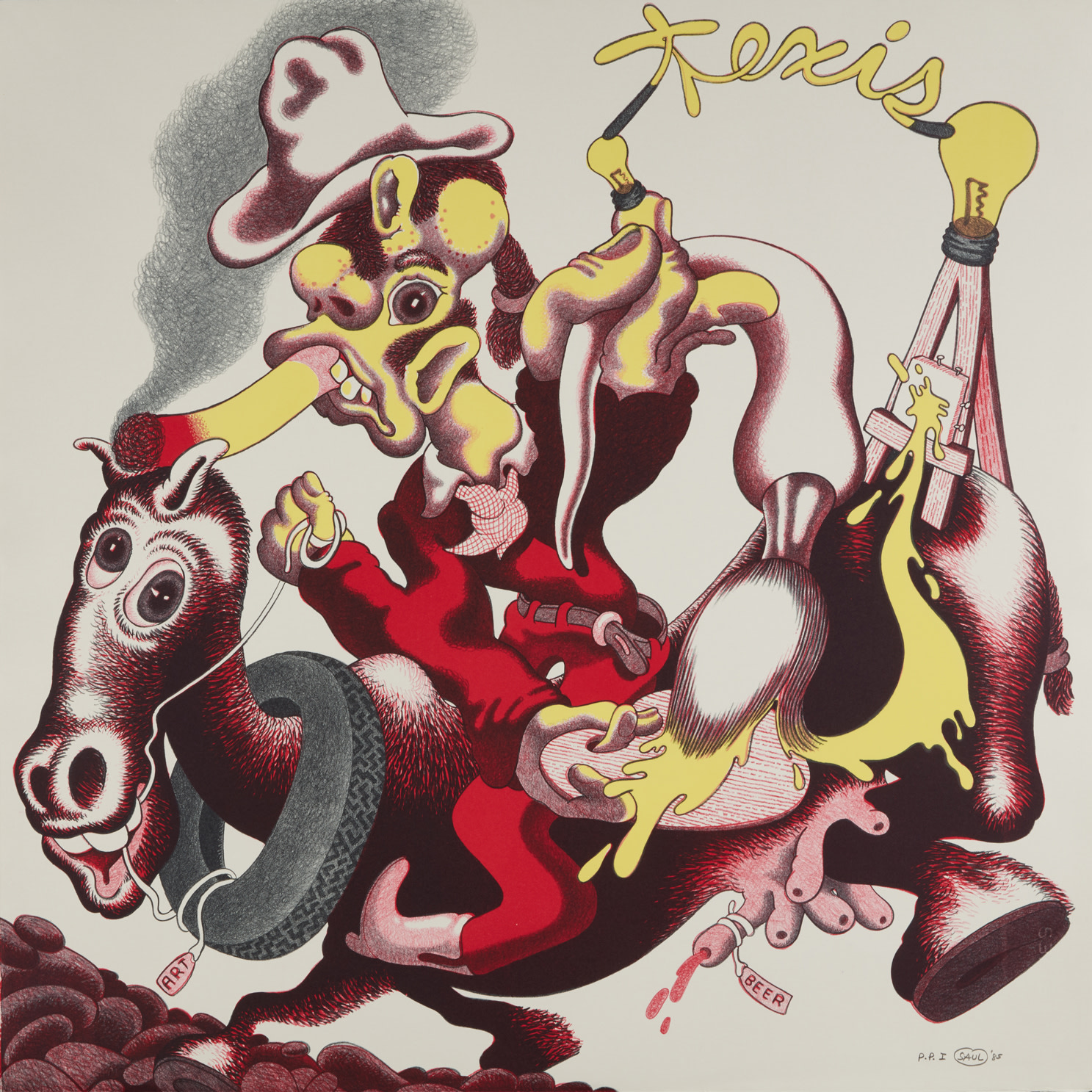 <p><strong>PETER SAUL</strong> Texis, 1985</p>
