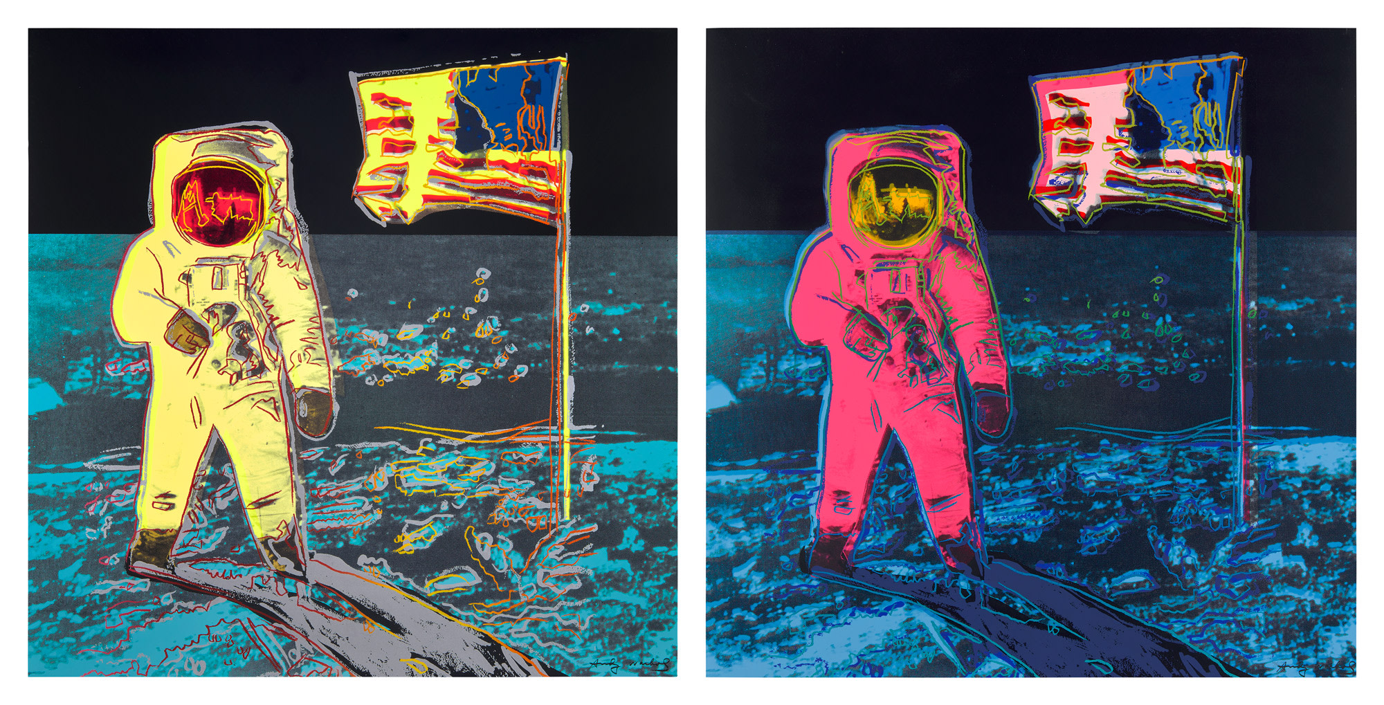 <p><strong>ANDY WARHOL </strong><em>Moonwalk,</em><strong> </strong>1987</p>