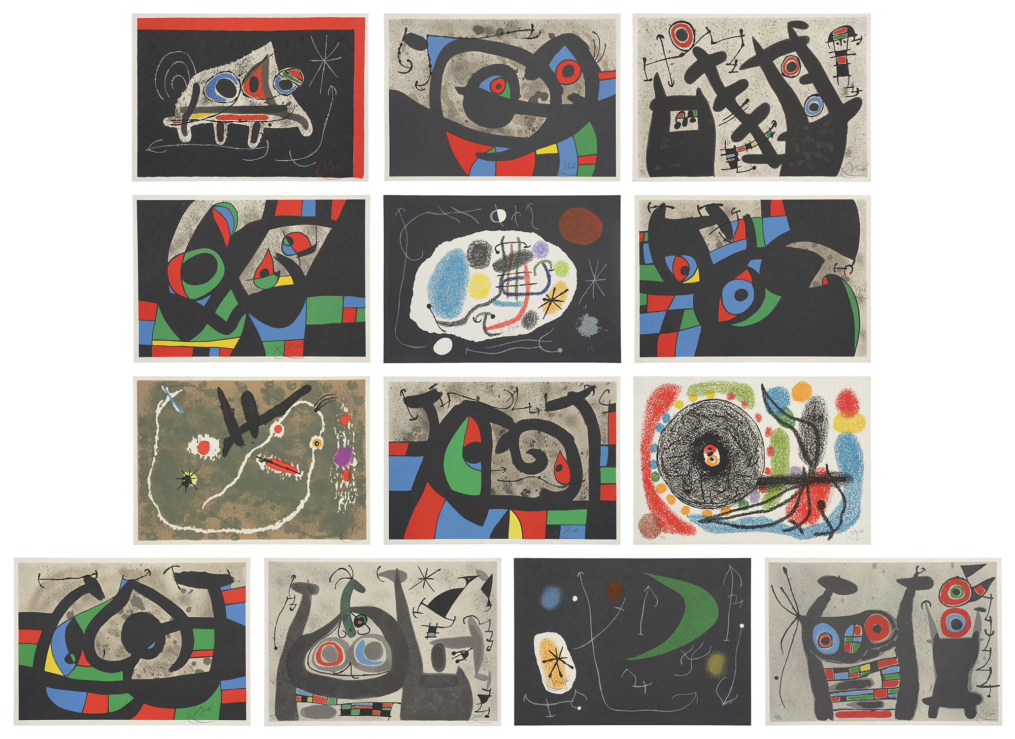 <p>JOAN MIRÓ <em>Le Lézard aux plumes d'or (The Lizard with Golden Feathers),</em> 1971</p>