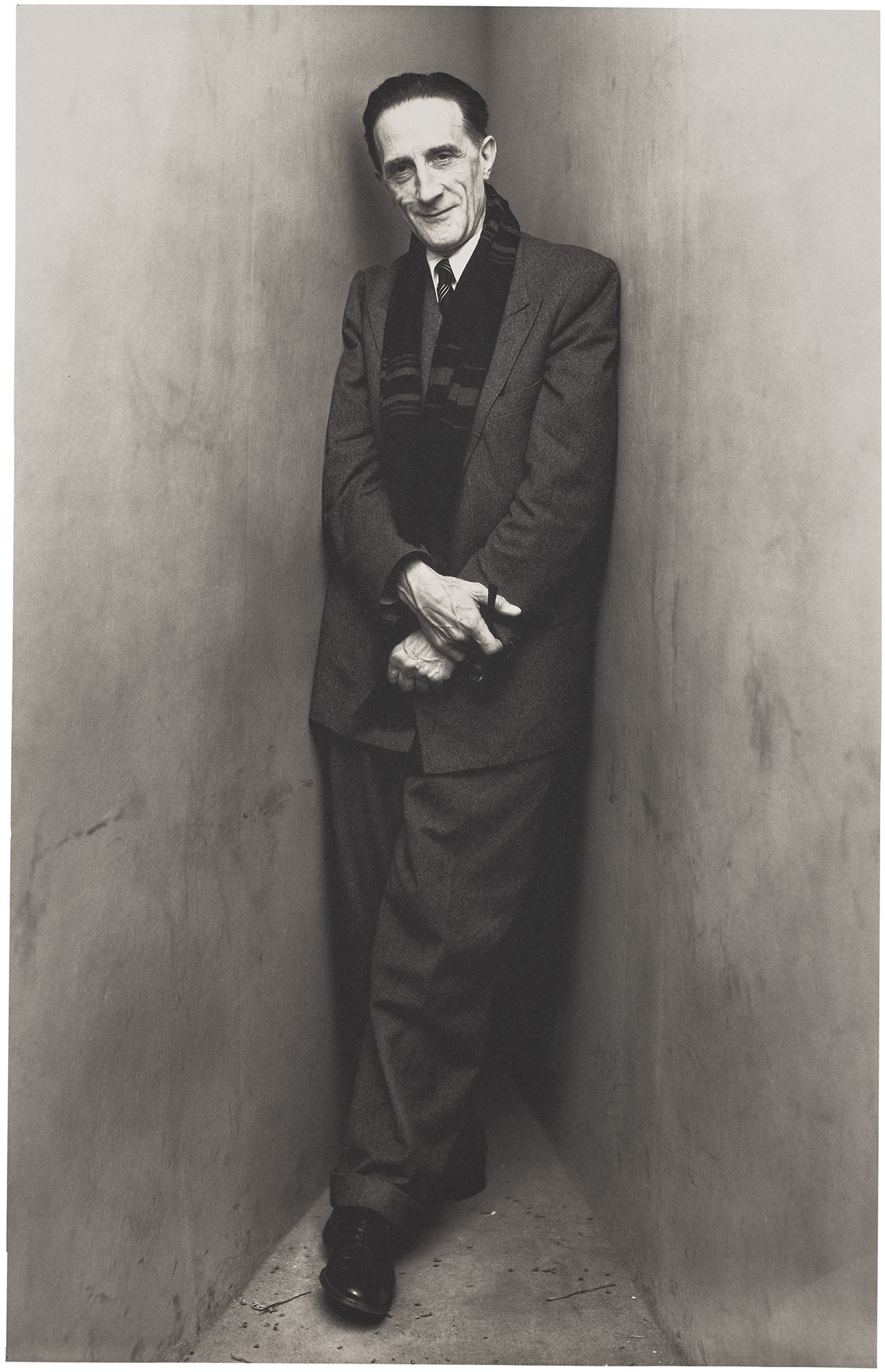 <p><strong>IRVING PENN</strong> <em>Marcel Duchamp, New York, April 30,</em> $30,000&ndash;40,000</p>
