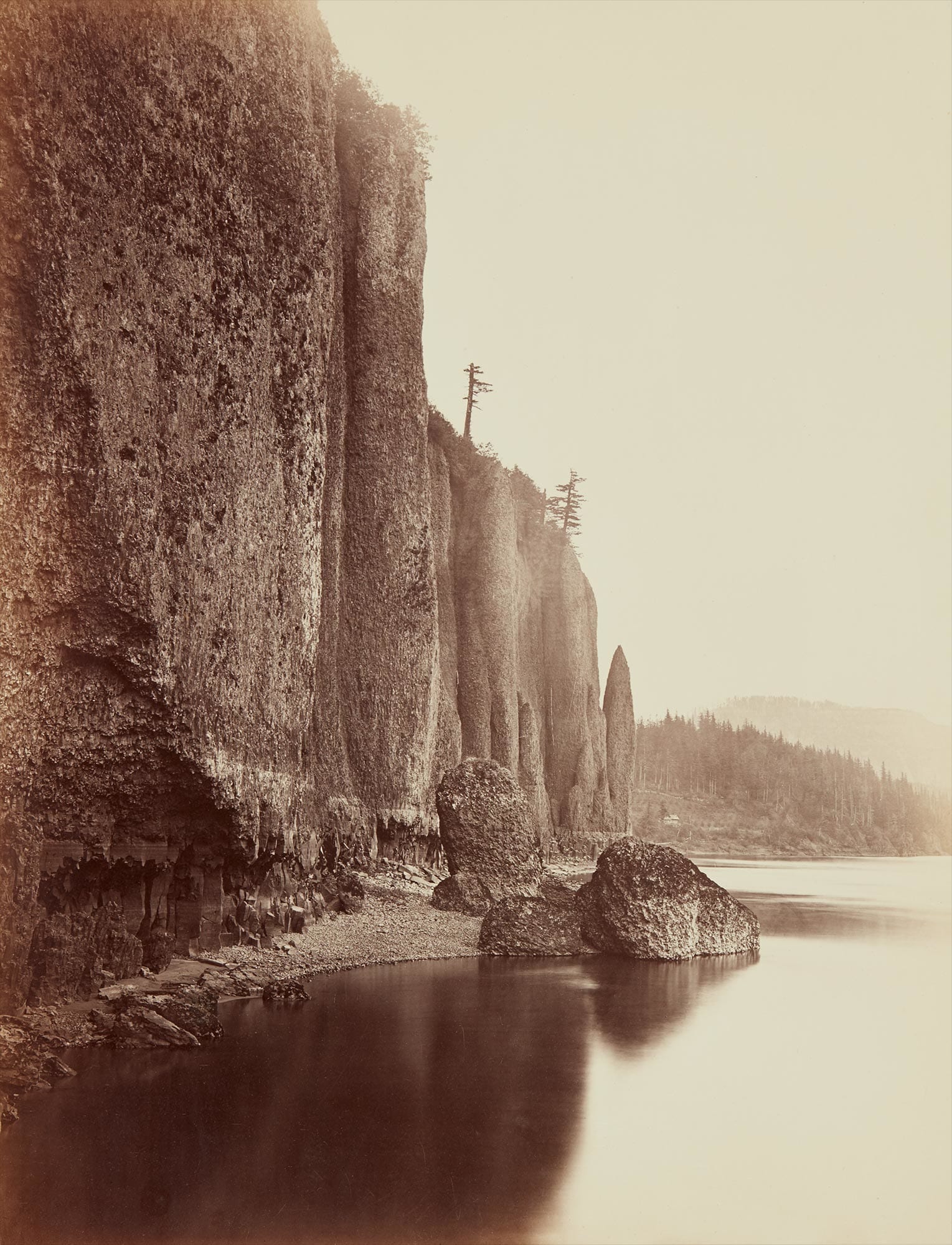 <b>CARLETON WATKINS</b> <i>Cape Horn, Columbia River, Oregon</i>, 1867<br />