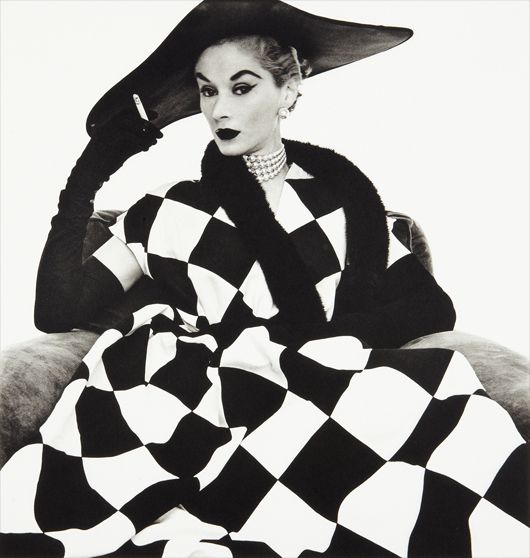 <b>IRVING PENN</b><i> Harlequin Dress (Lisa Fonssagrives-Penn)</i>, 1950