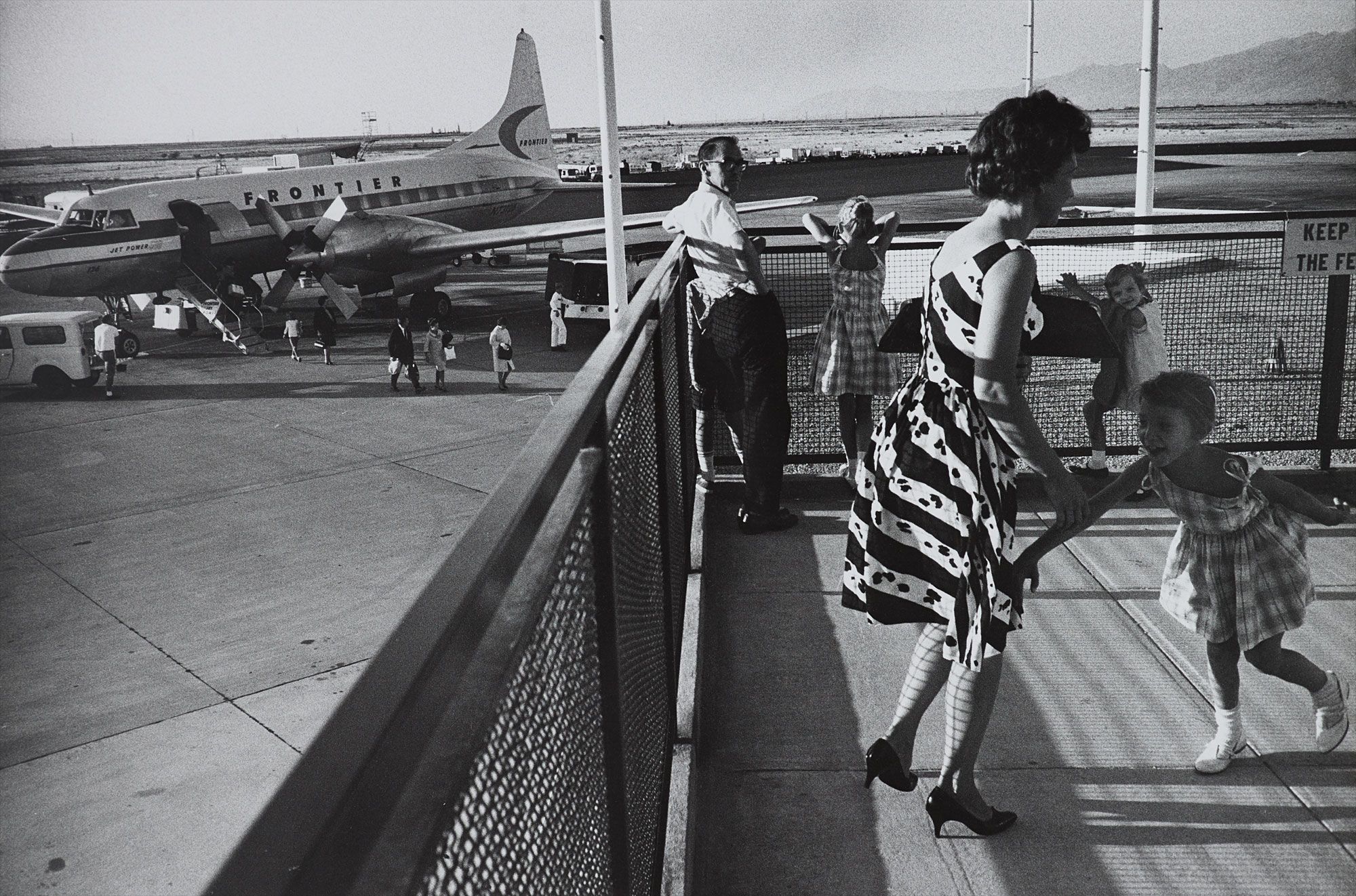 <b>GARRY WINOGRAND</b> <i>Salt Lake City Municipal Airport,</i> 1964