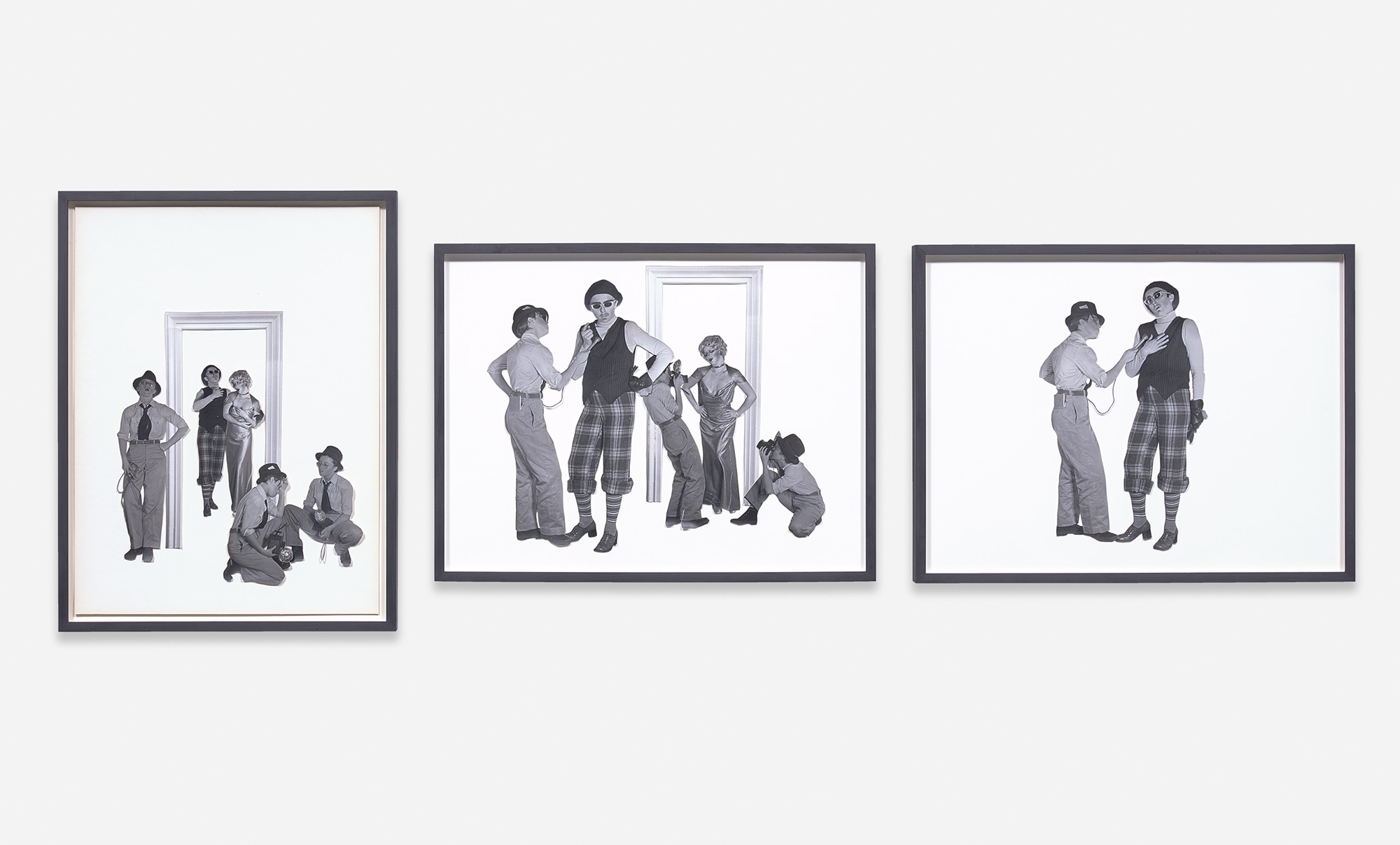 <p><strong>CINDY SHERMAN</strong>&nbsp;<em>Murder Mystery, Scenes 8, 10 and 11</em>, 1976</p>
