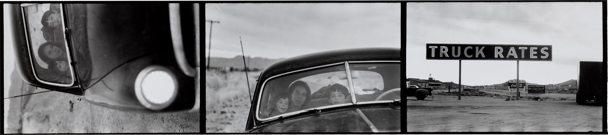 <p><strong>ROBERT FRANK</strong> <em>Mary, Pablo, Andrea, Texas,</em> 1955</p>
