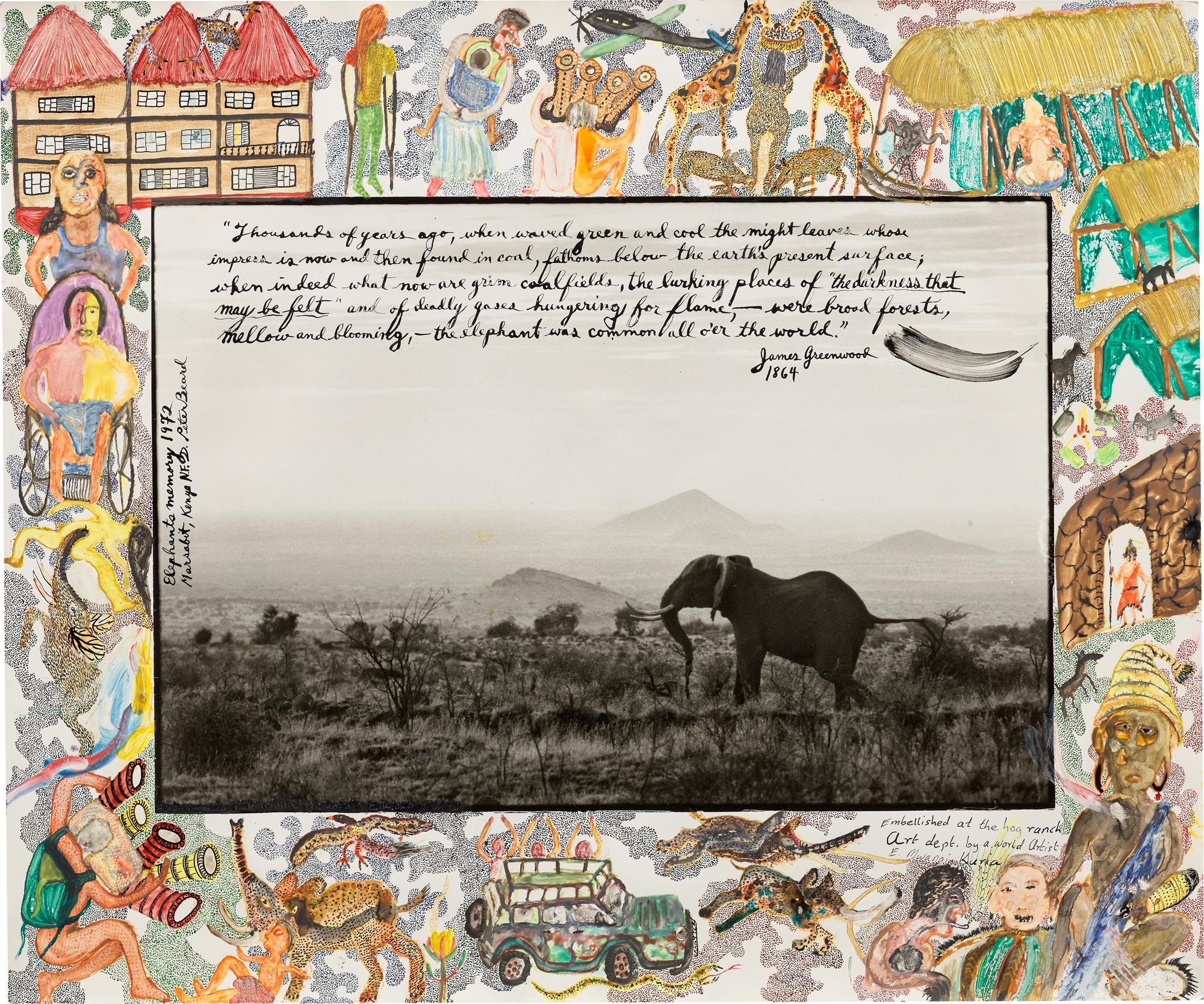 <p><strong>PETER BEARD</strong> <em>Elephants Memory, Marsabit, Kenya N.F.D.,</em> 1972</p>
