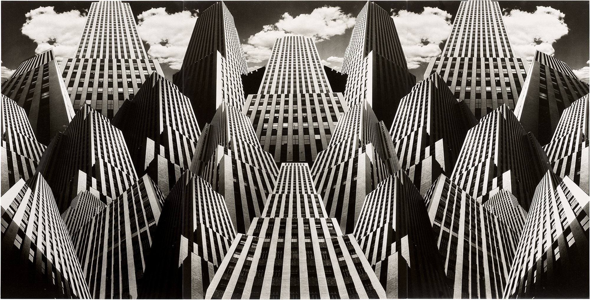 <p><strong>THURMAN ROTAN </strong><em>Skyscrapers</em>, 1932</p>
