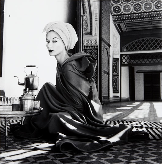 <b>IRVING PENN</b> <i>Woman in Palace, Marrakech, Morocco (Lisa Fonssagrives-Penn)</i>, 1951