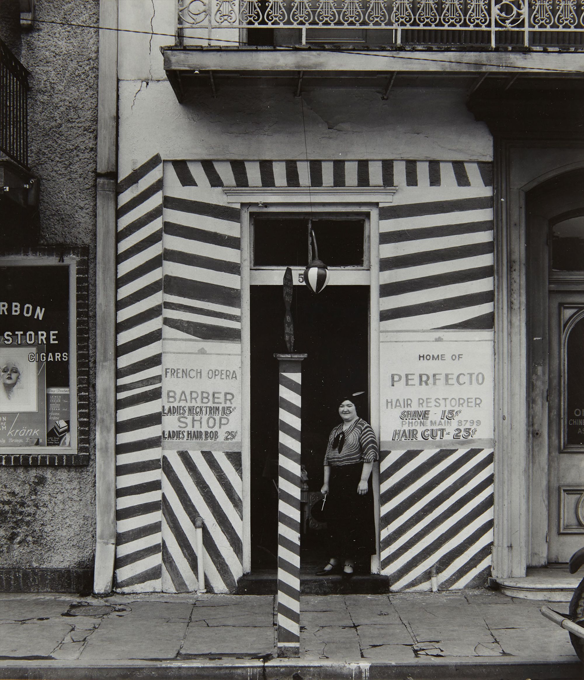 <b>WALKER EVANS</b> <i>Sidewalk and Shopfront, New Orleans</i>, 1935