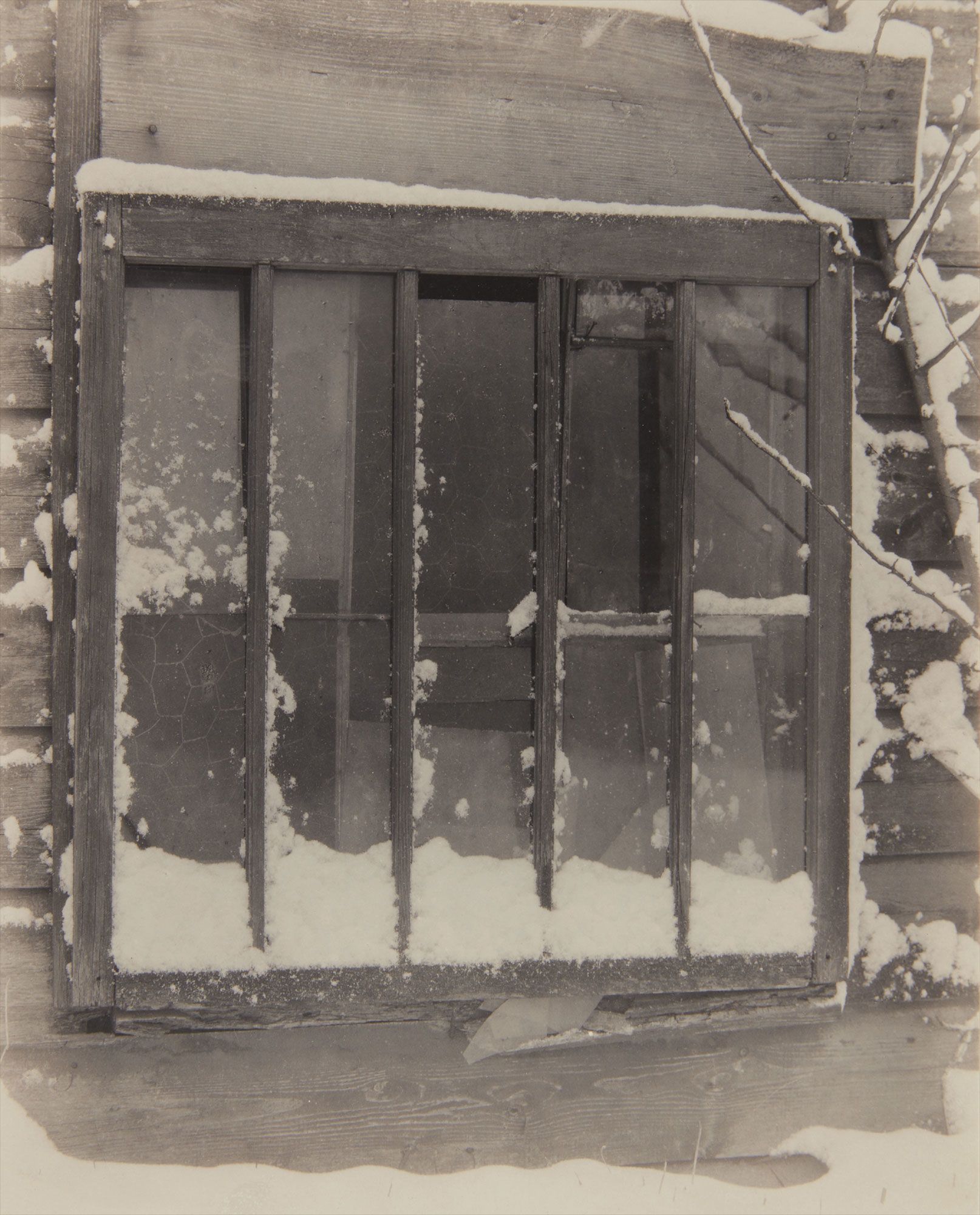 <b>ALFRED STIEGLITZ</b> <i>Window: Wood, Glass, Snow</i>, 1923