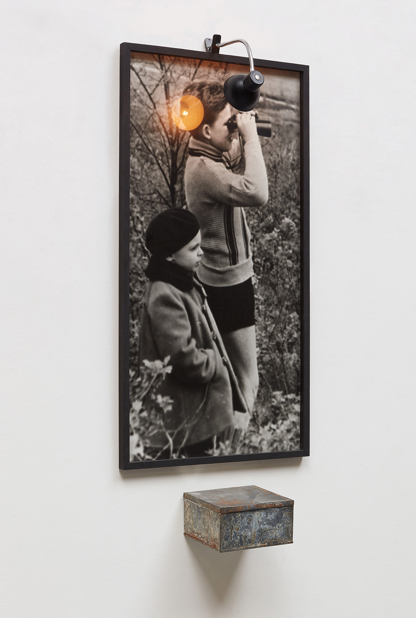 <b>CHRISTIAN BOLTANSKI</b><i> Portrait of Two Boys with Binoculars</i>, 1991