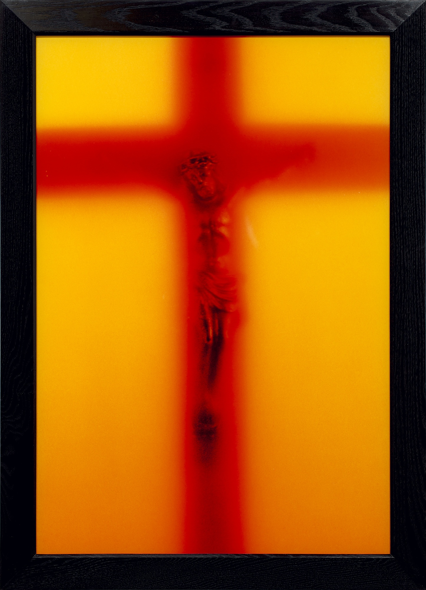 <p><strong>ANDRES SERRANO</strong> <em>Piss Light,</em> 1987</p>