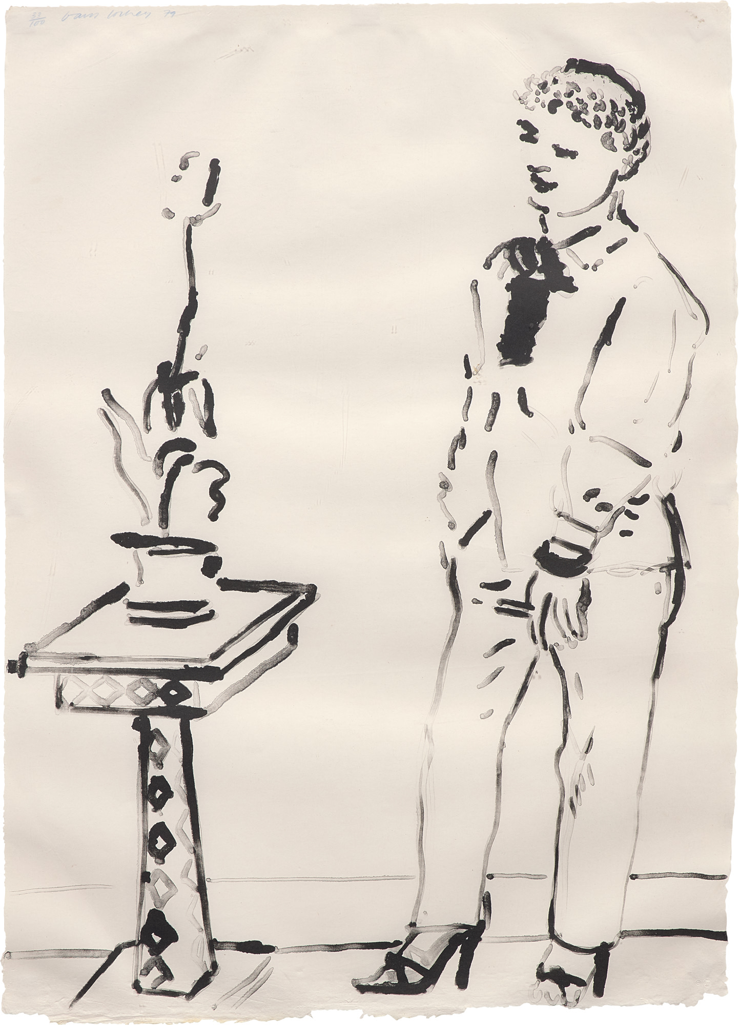 <p><strong>DAVID HOCKNEY </strong><em>Celia Amused</em>, 1979</p>