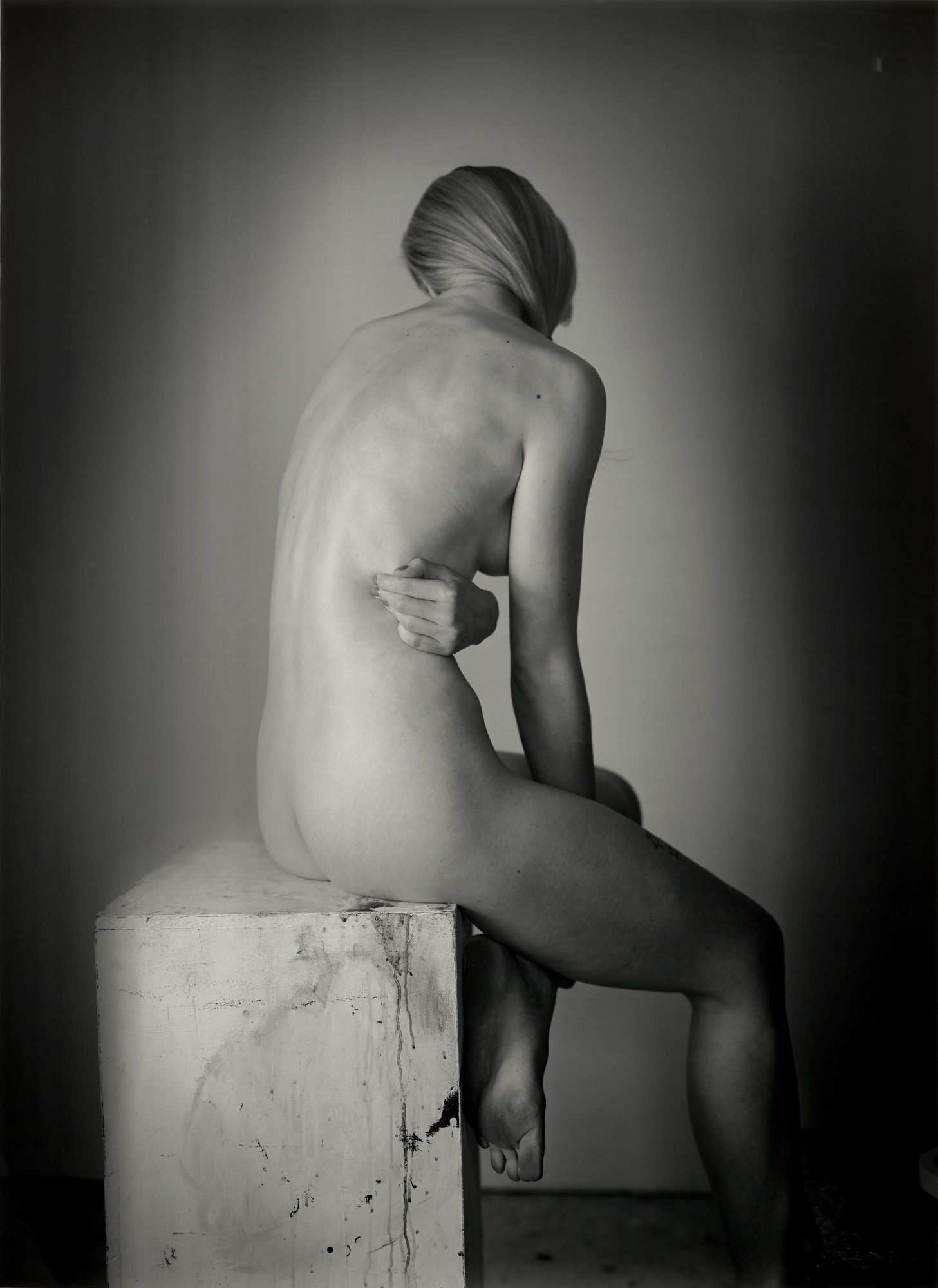 <p><strong>RICHARD LEAROYD</strong> <em>Phie on Plinth (black and white),</em> 2015</p>