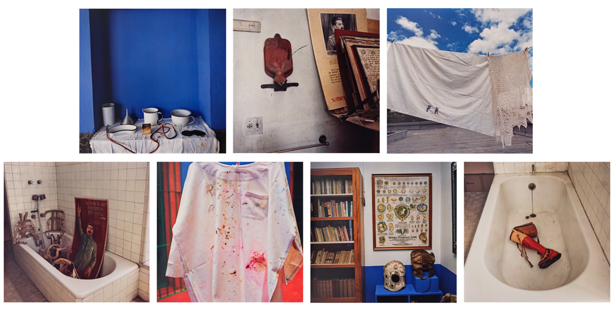 <p><strong>GRACIELA ITURBIDE</strong> <em>Casa de Frida Kahlo, Coyoacán, Mexico (7 prints), </em>2005</p>