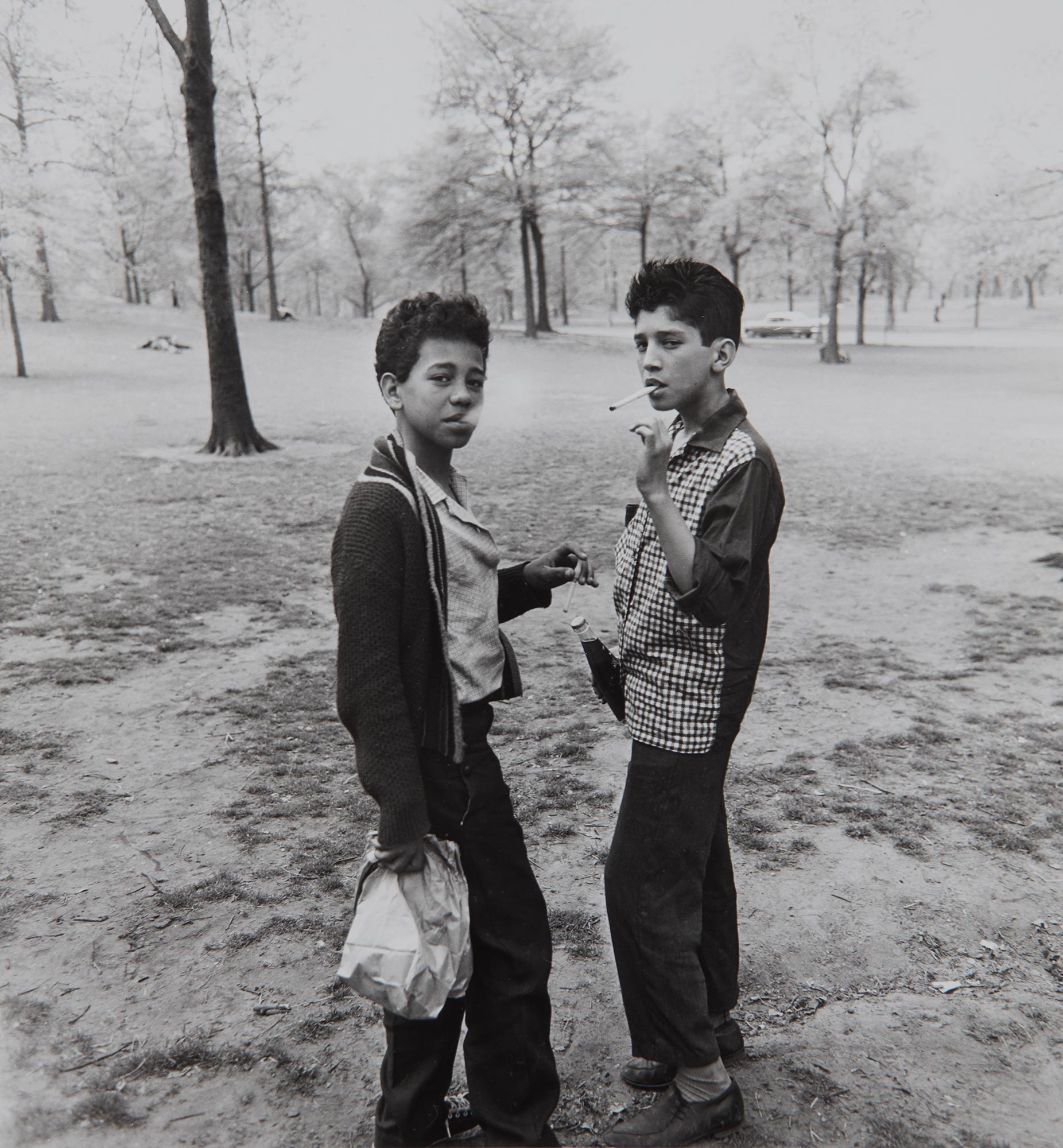<b>DIANE ARBUS</b> <i>Two boys smoking in Central Park, N.Y.C.</i>, 1963
