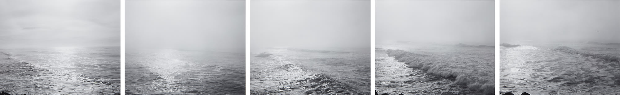 <p><strong>ROBERT ADAMS</strong><em><strong> </strong>Southwest from the South Jetty, Oregon</em>, 1990</p>