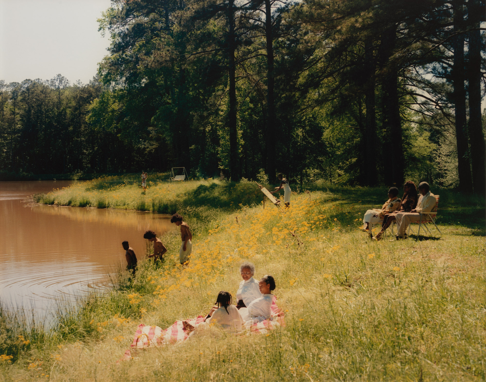 <p><strong>TYLER MITCHELL</strong> <em>Riverside Scene</em>, 2021</p>
