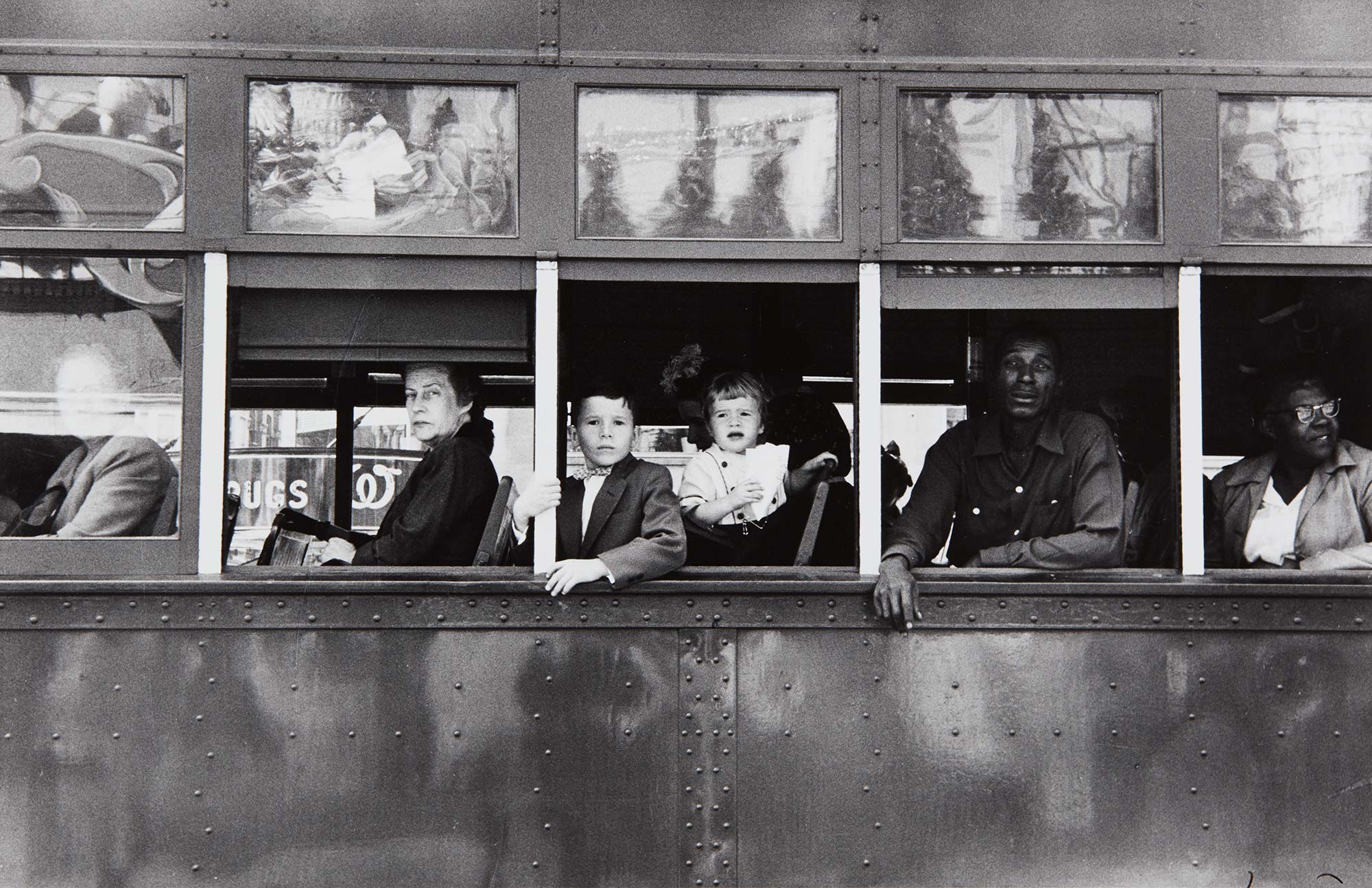 <b>ROBERT FRANK</b> <i>New Orleans, Trolley</i>, 1955