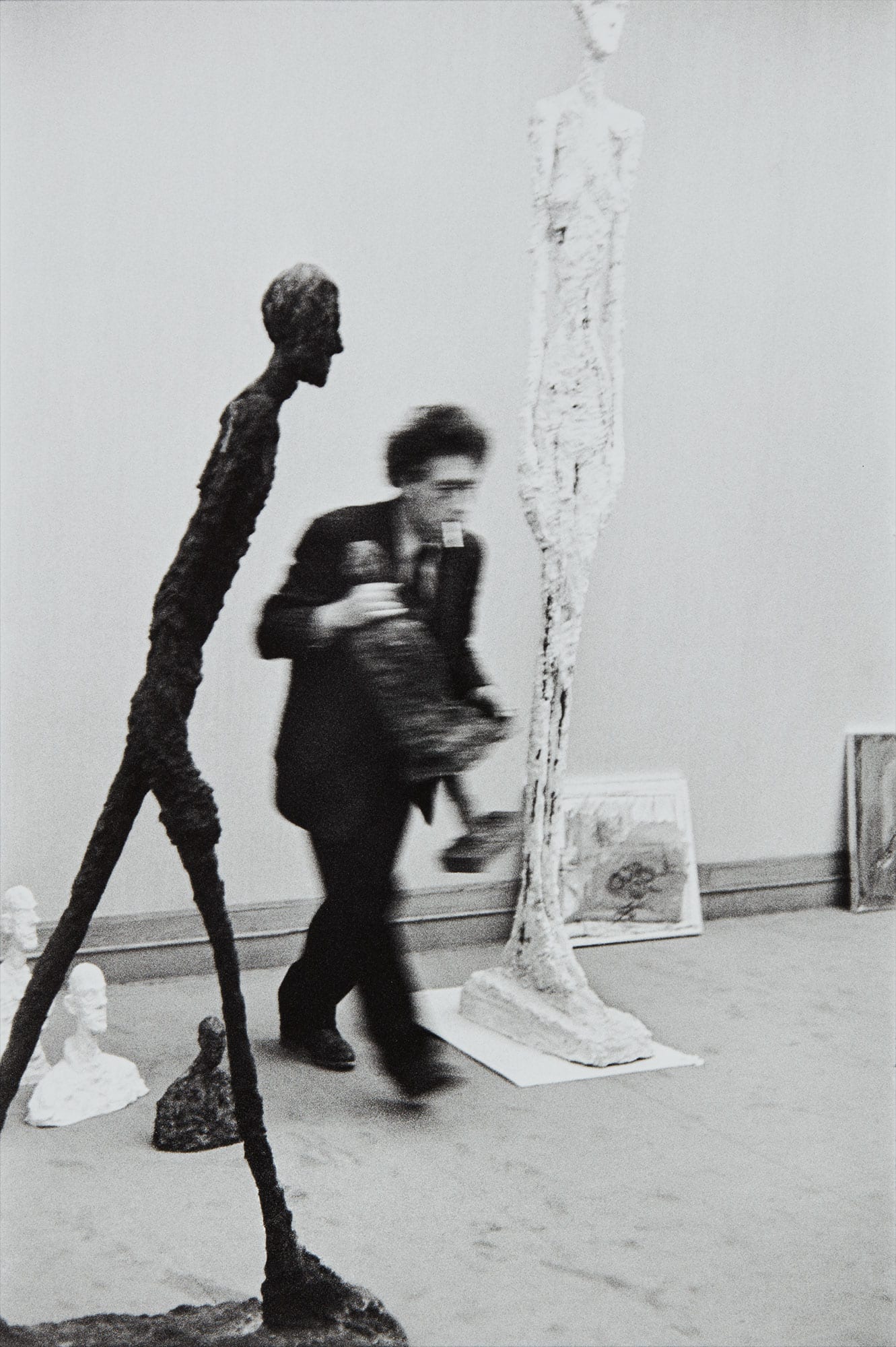 <b>HENRI CARTIER-BRESSON</b><i> Alberto Giacometti, Maeght Gallery, Paris</i>, 1961