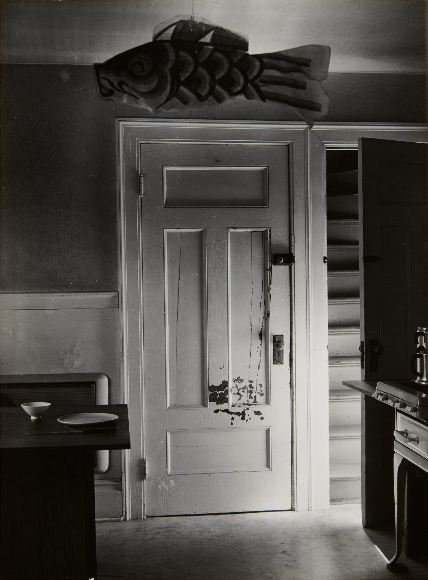 <p><strong>MINOR WHITE</strong> <em>Attic Door, 72 N. Union Street, Rochester, New York</em>, 1956</p>