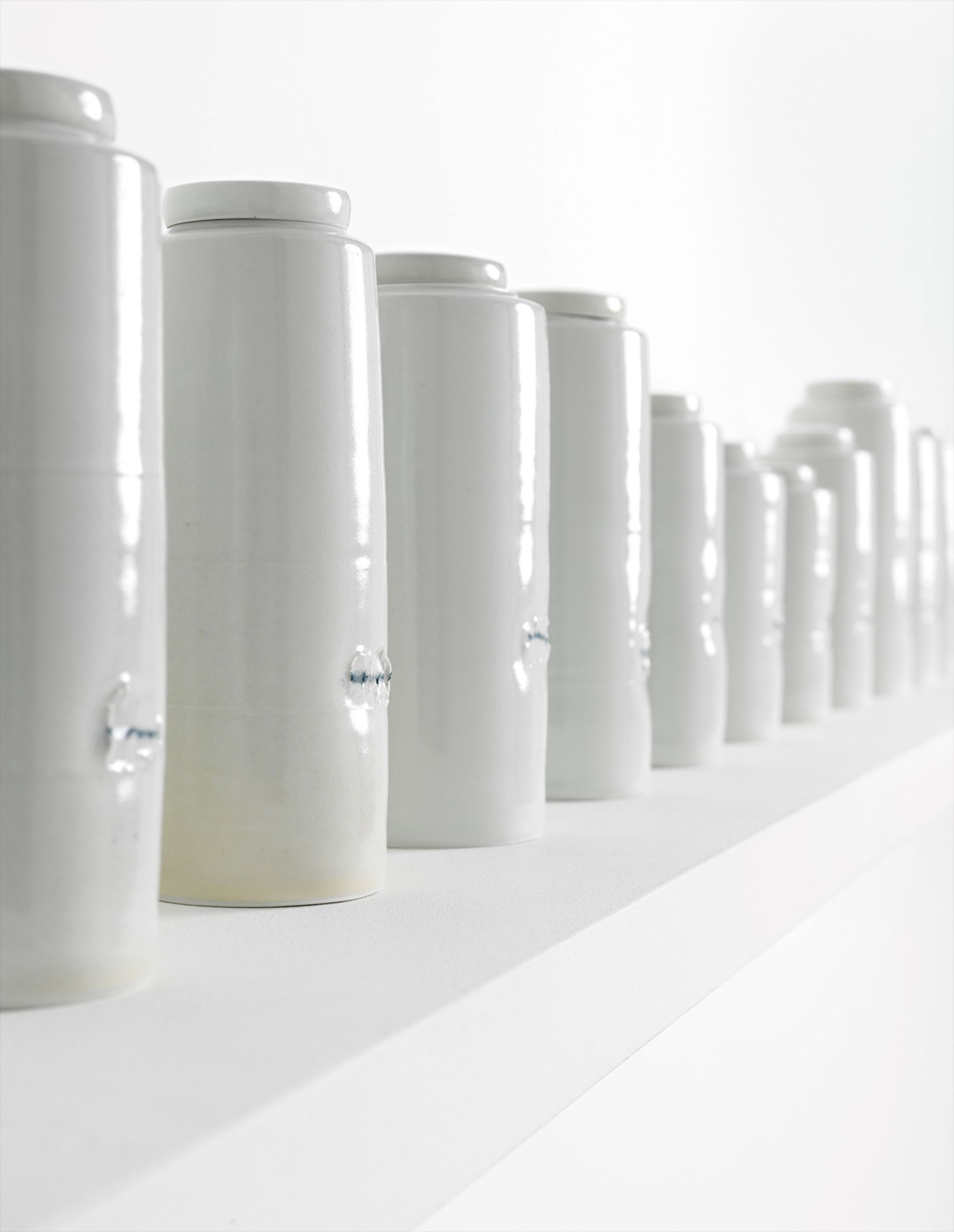 <b>EDMUND DE WAAL</b> <i>'A Long Line West'</i>, 1999 (detail)