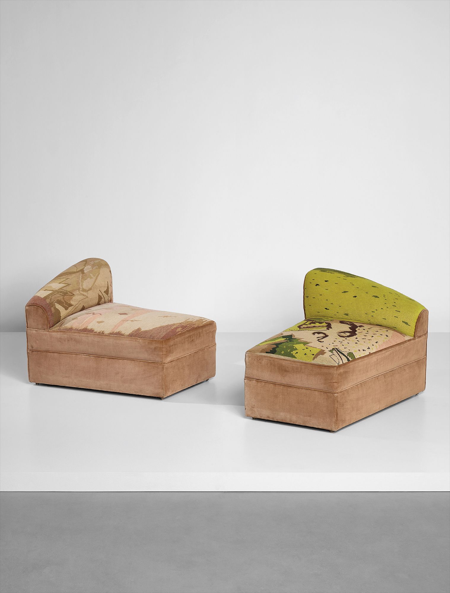 <b>PIERRE CHAREAU</b> <i>Pair of chauffeuses, model no. MF 313</i>, circa 1926