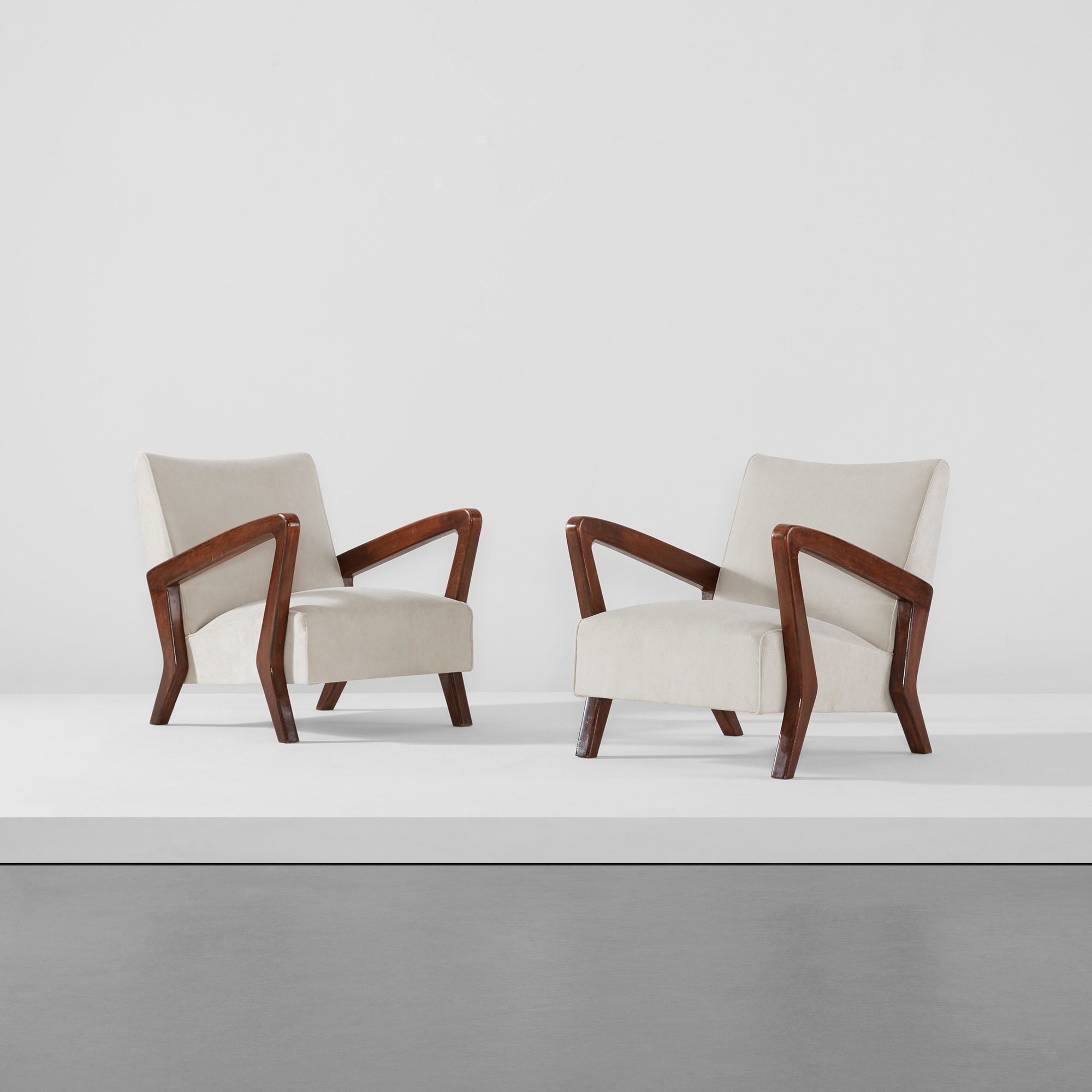 <b>GIO PONTI</b> Pair of armchairs, circa 1950