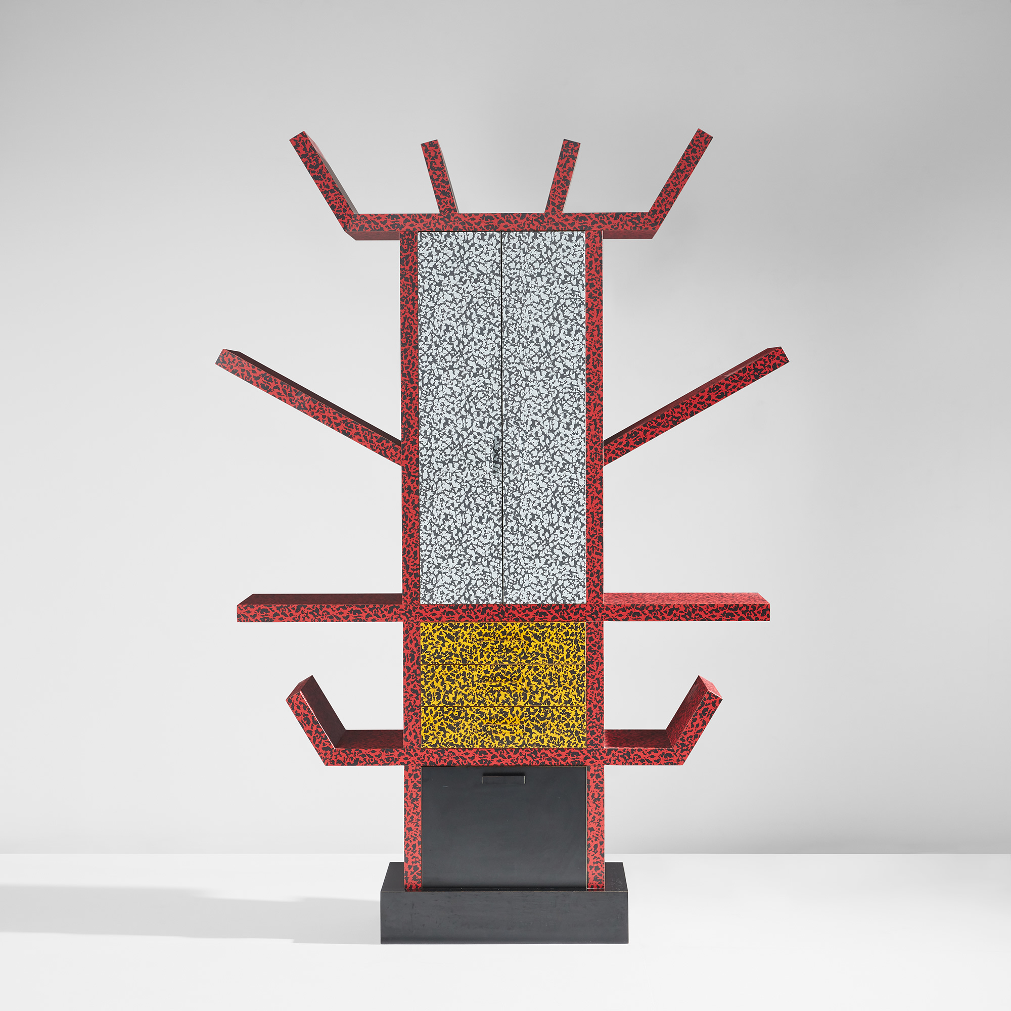 <p><strong>ETTORE SOTTSASS</strong> <em>"Casablanca" shelving unit</em>, circa 1981</p>