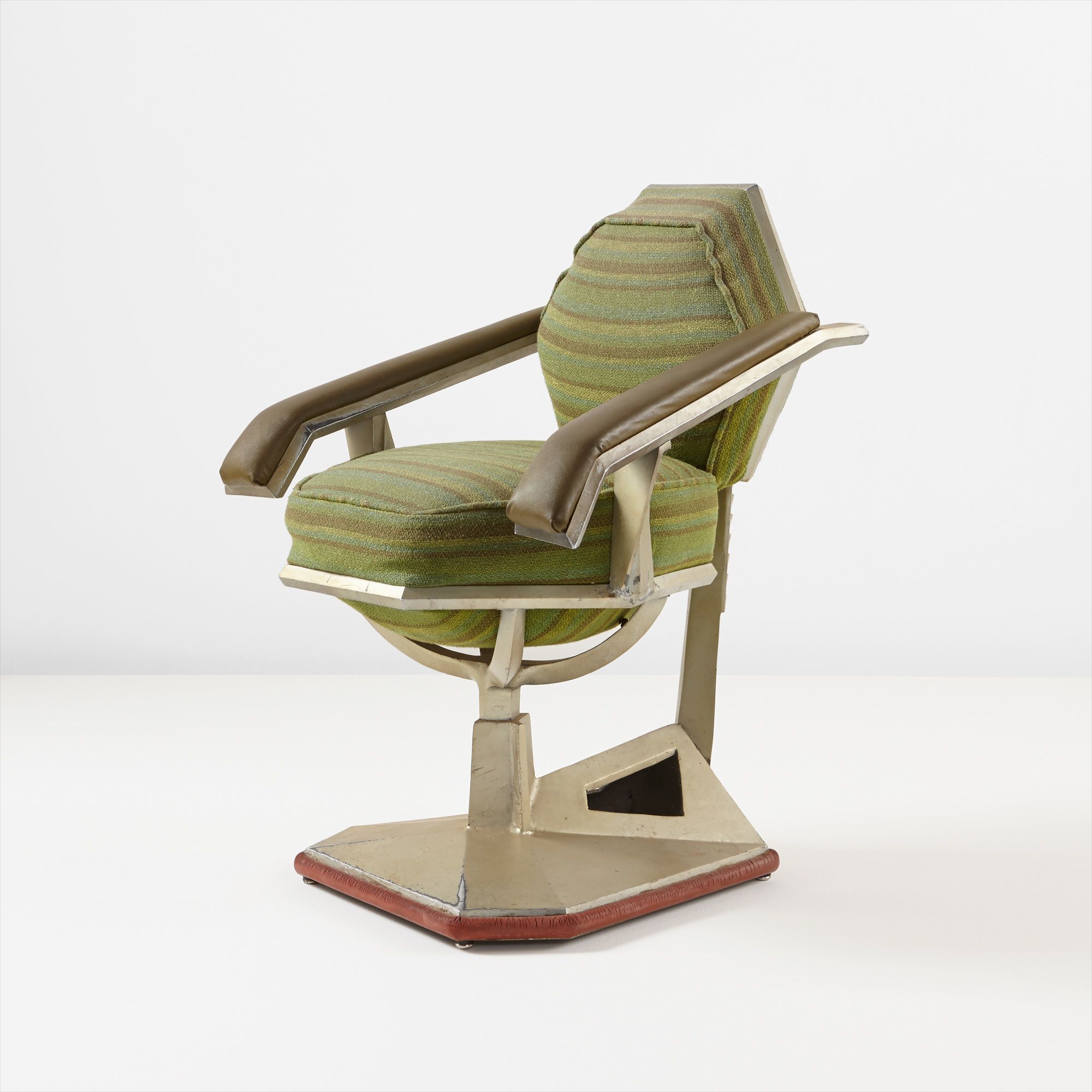 <b>FRANK LLOYD WRIGHT</b> <i>Executive armchair from the offices of the Harold C. Price Co. Tower, Bartlesville, Oklahoma,</i> circa 1956