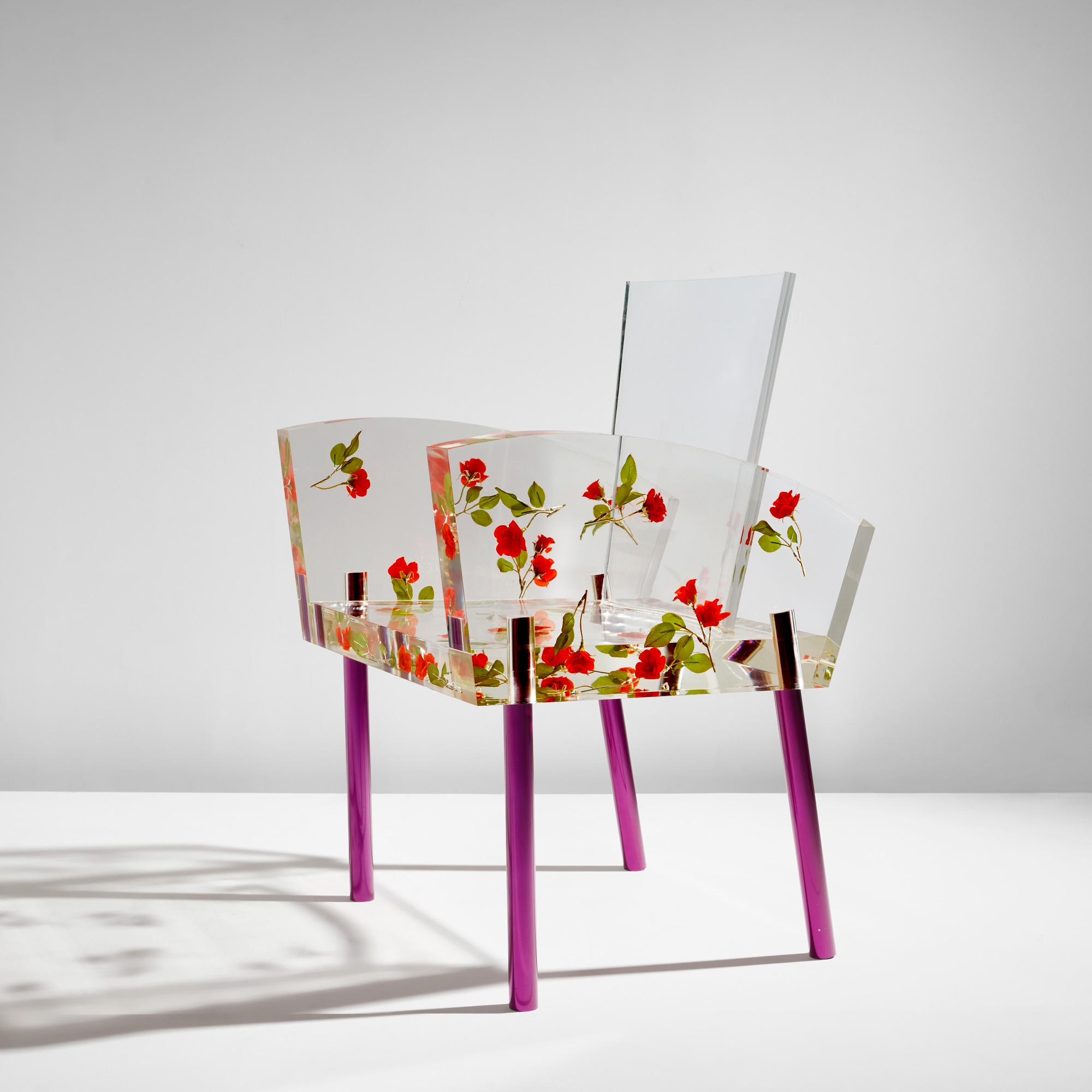 <p><strong>SHIRO KURAMATA</strong> <em>"Miss Blanche" chair</em>, designed 1988, executed before 1991</p>