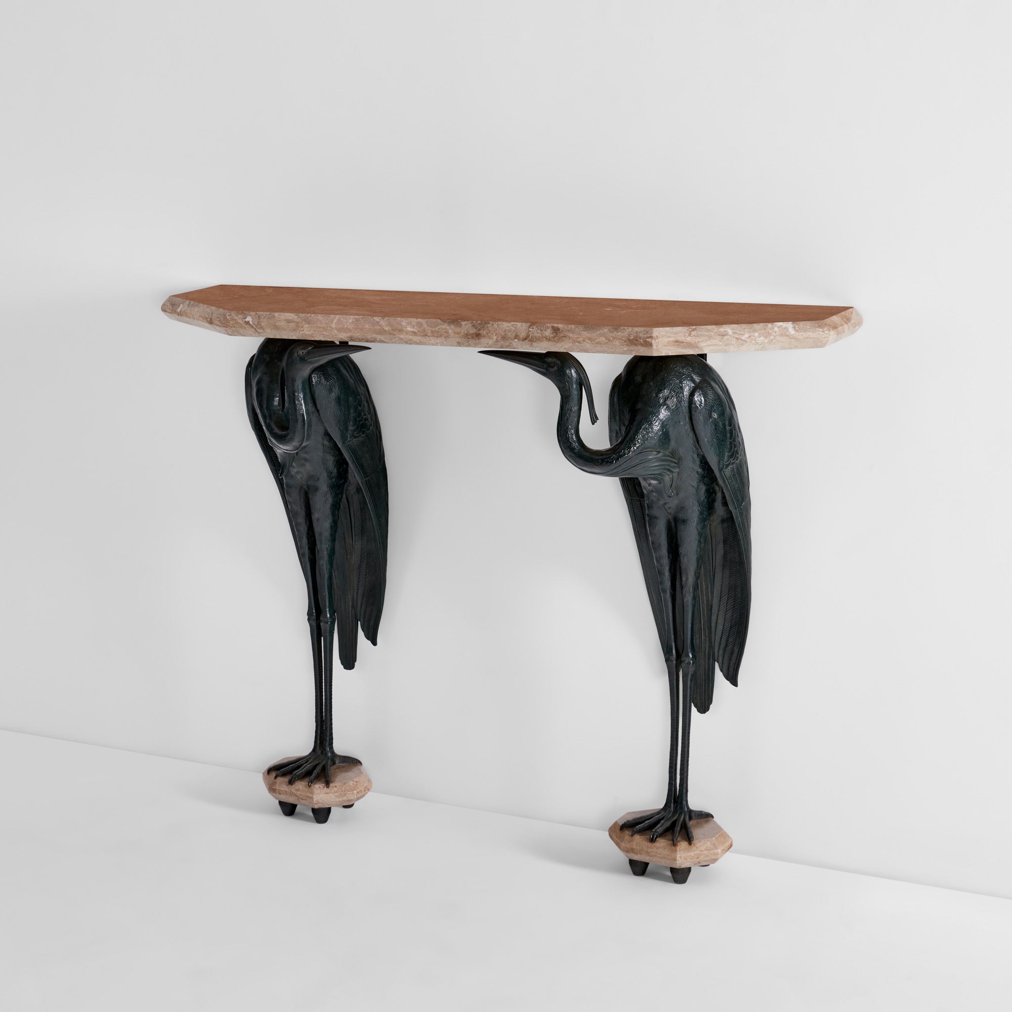 <p><strong>ALBERT CHEURET</strong>&nbsp;<em>&quot;Heron&quot; console table</em>, circa 1925</p>
