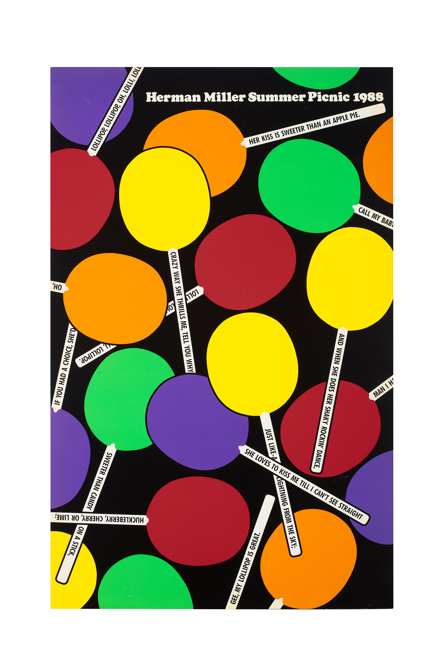 347: STEPHEN FRYKHOLM, Herman Miller Rainbow posters, set of