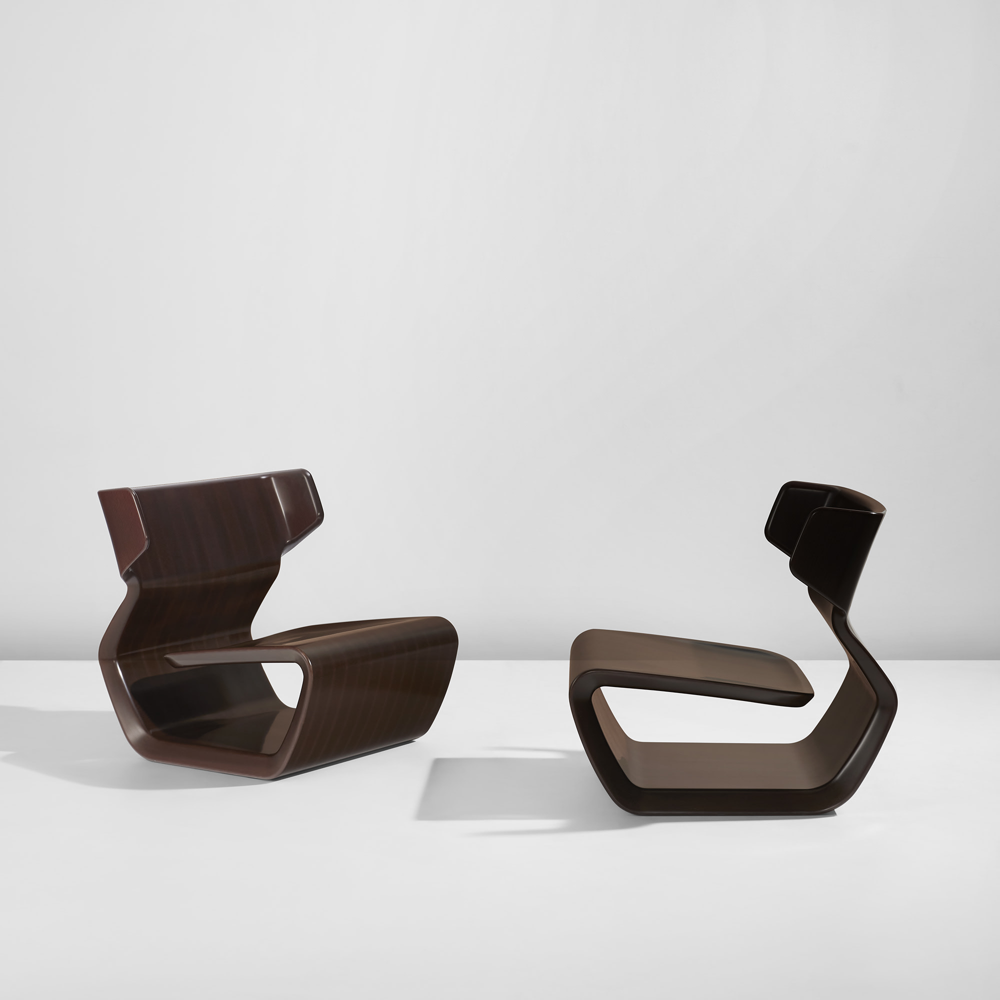 <p><strong>MARC NEWSON</strong> <em>Pair of &ldquo;Micarta&quot; chairs</em></p>
