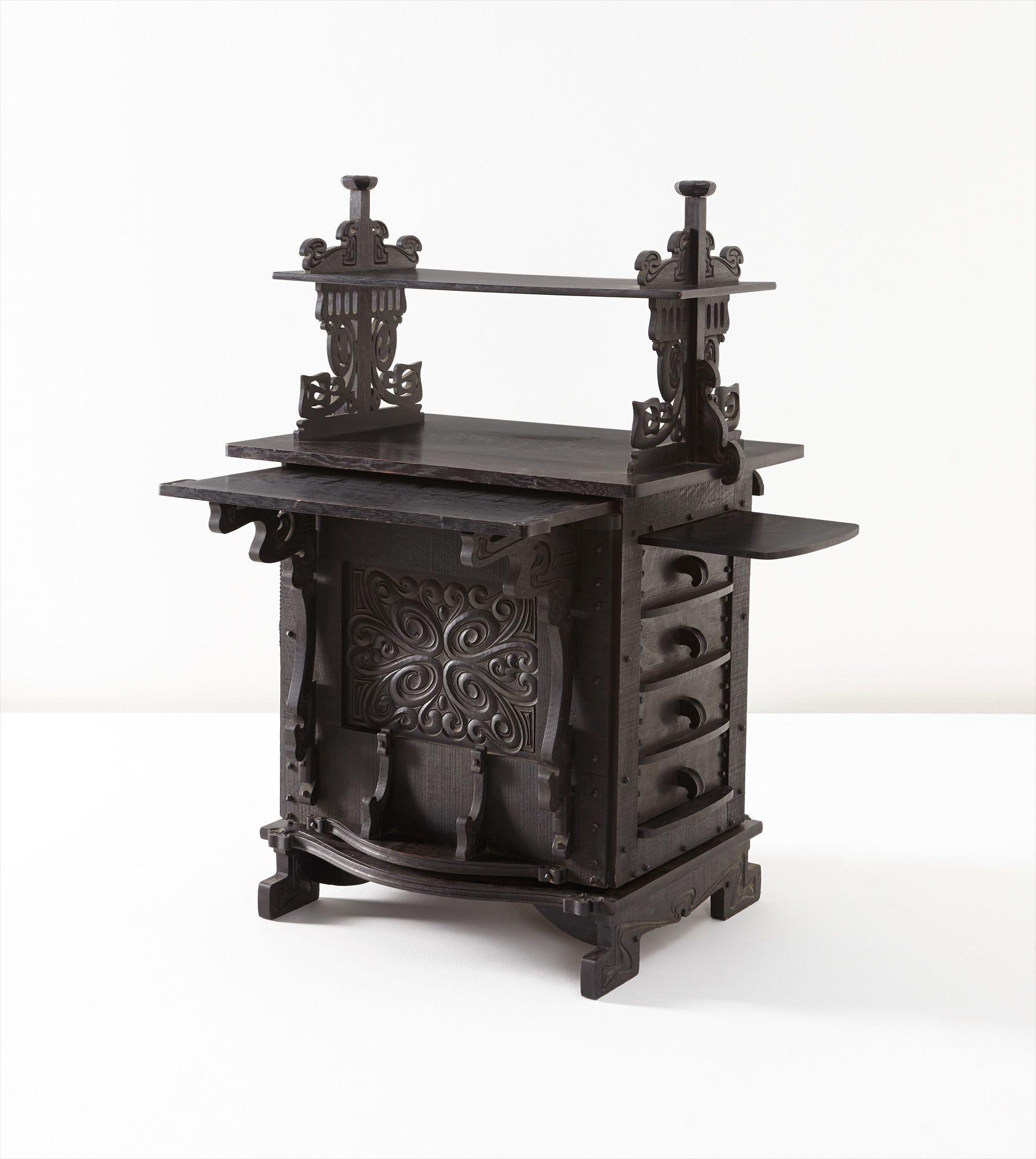 <b>CHARLES ROHLFS</b> <i>Revolving music stand (and holder),</i> 1901