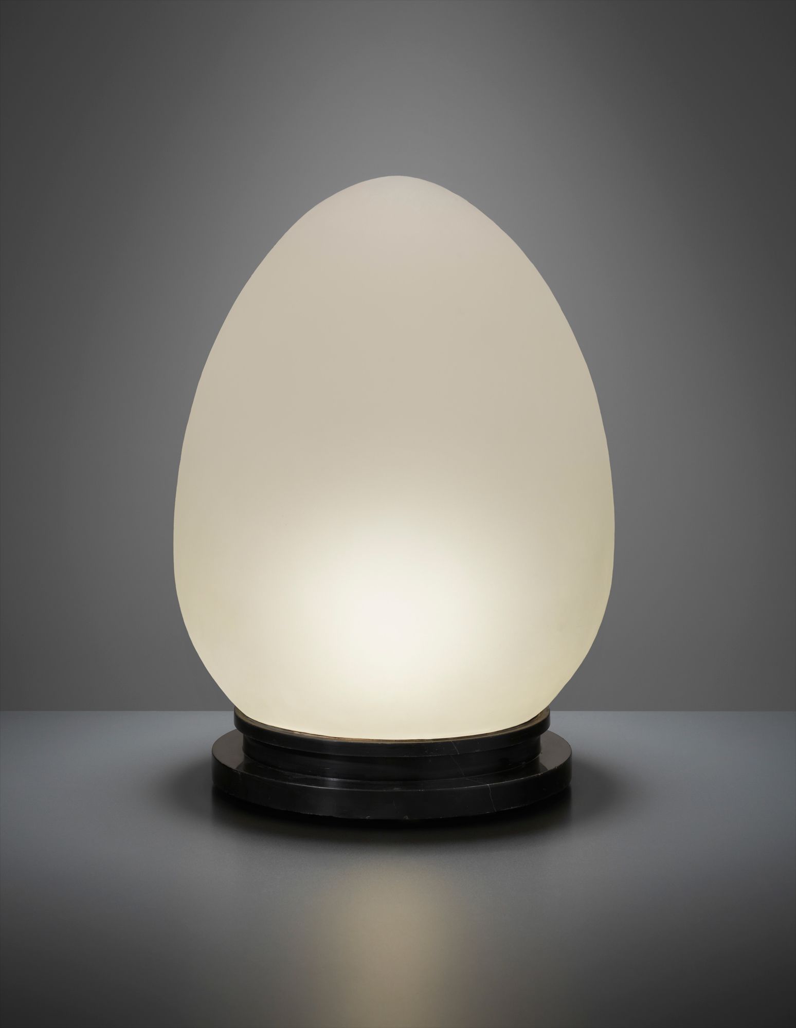 <b>PIERRE LEGRAIN</b> <i>Important '&#338;uf' lamp, from Villa Tachard, La Celle-Saint-Cloud,</i> circa 1924