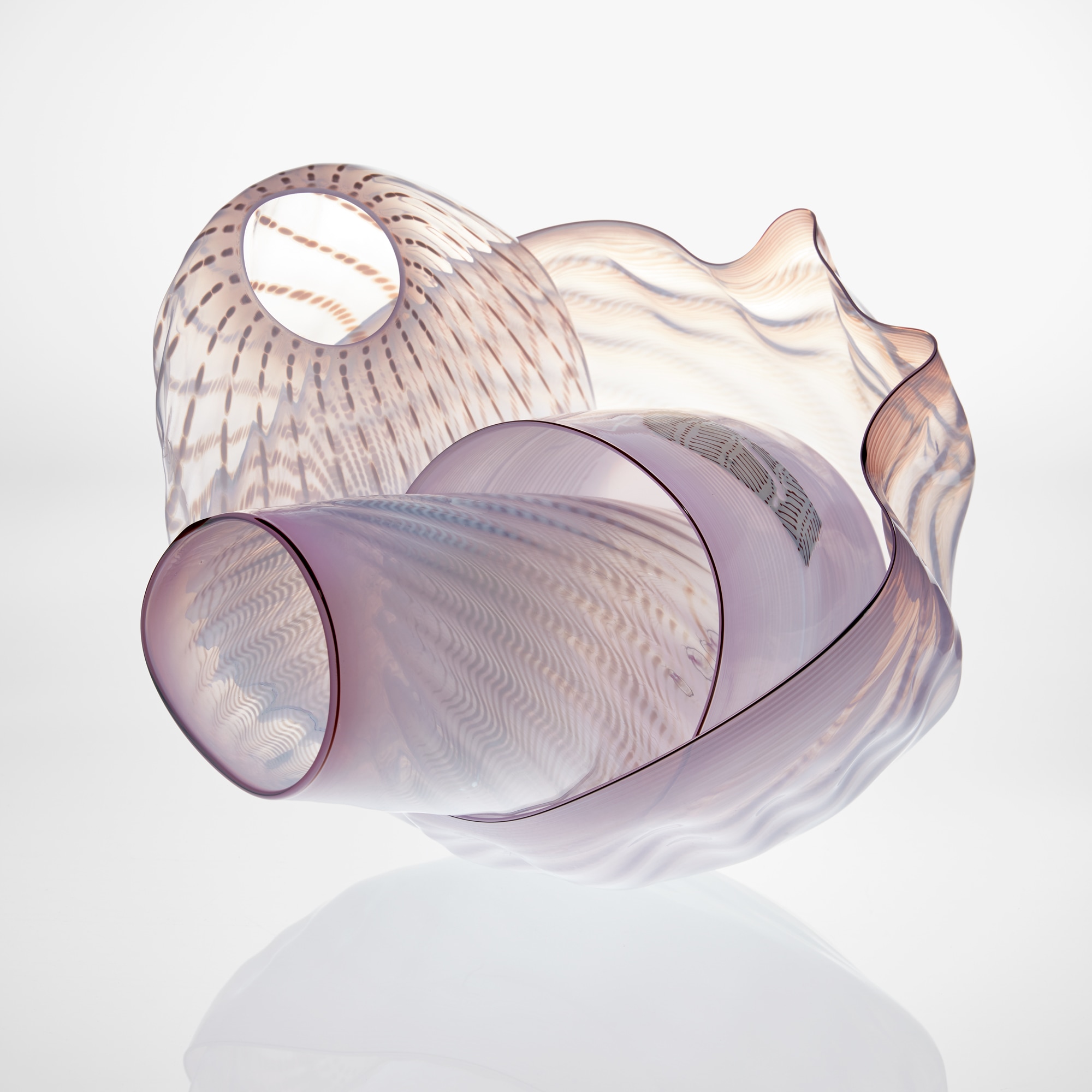 <p><strong>DALE CHIHULY</strong> <em>four-piece "Seaform" set</em>, 1981</p>