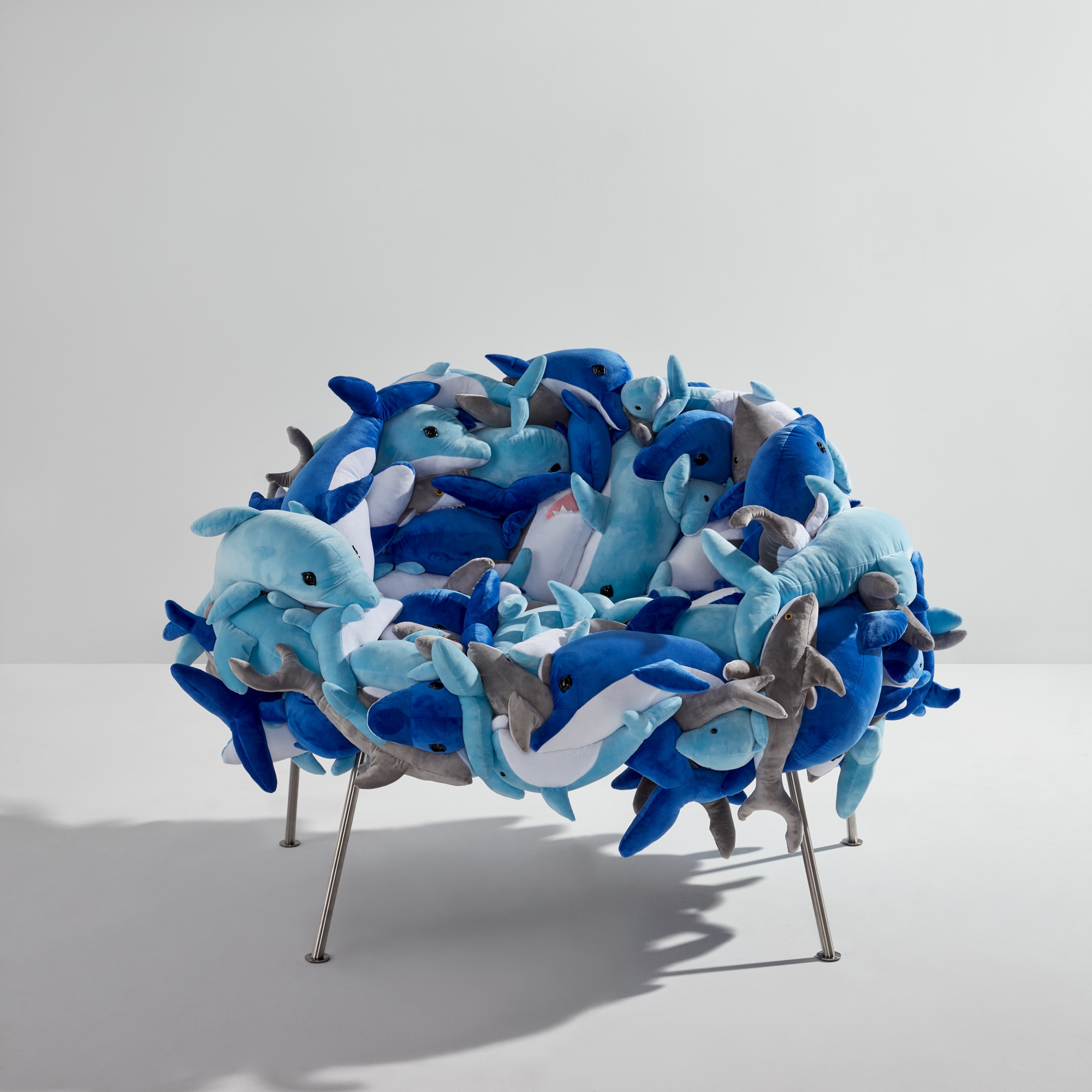 <p><strong>FERNANDO CAMPANA AND HUMBERTO CAMPANA</strong> <em>"Dolphins and Sharks” chair,</em> 2002</p>