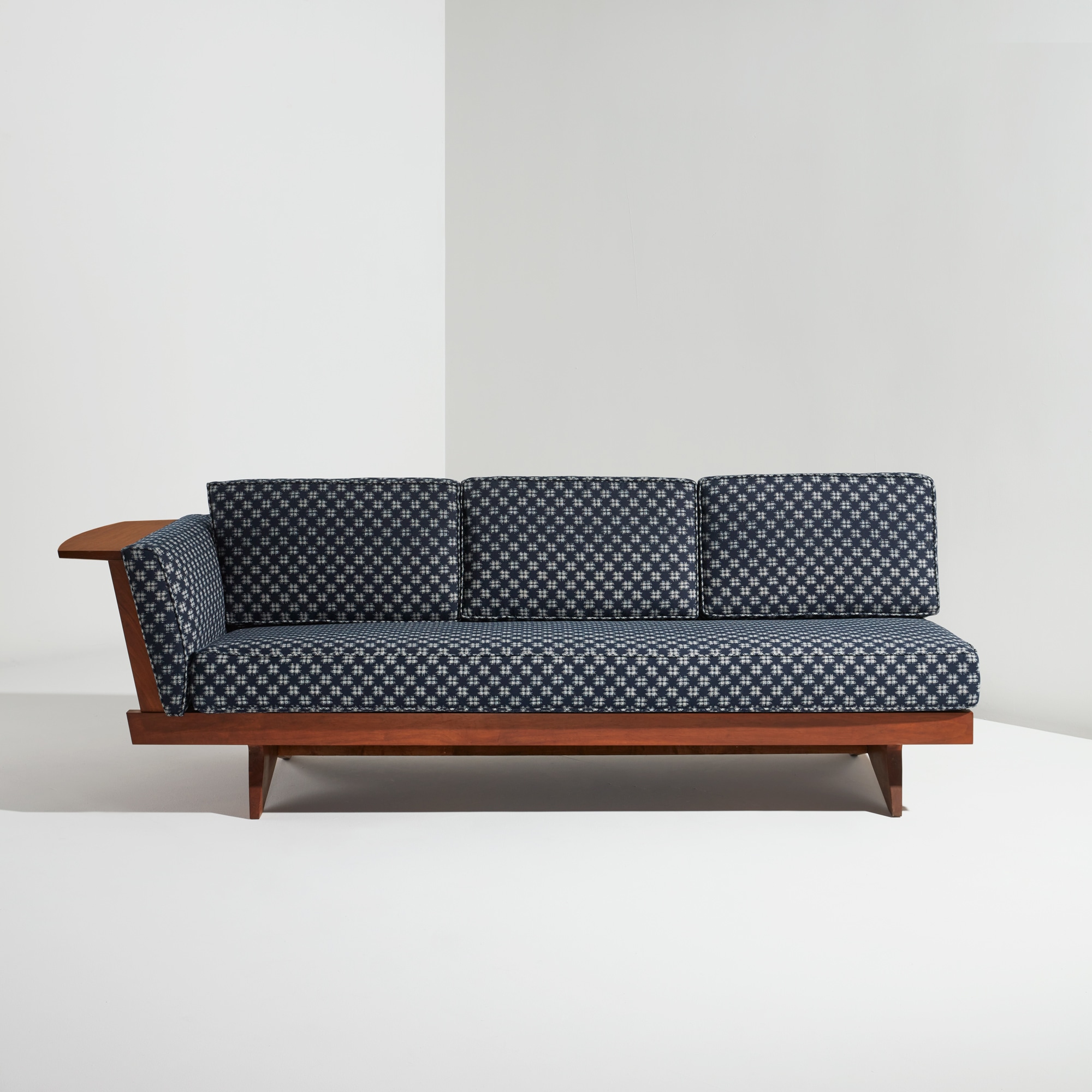 <p><strong>GEORGE NAKASHIMA</strong> <em>Single-arm sofa,</em> circa 1959</p>