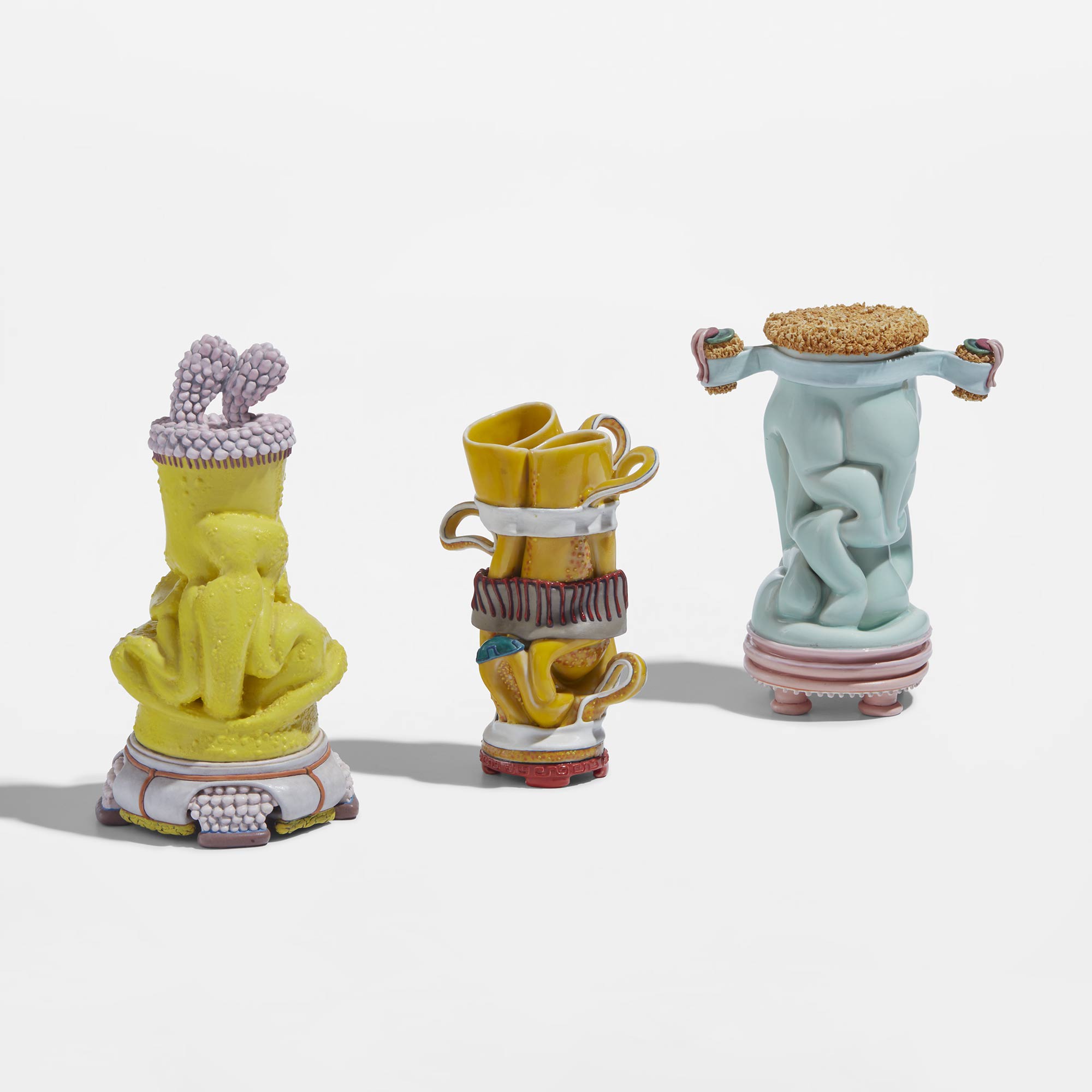 <p><strong>KATHY BUTTERLY</strong> "<em>Nerfana,"</em> 1999, "<em>Peel,"</em> 1997, "<em>Pep," </em>1999</p>