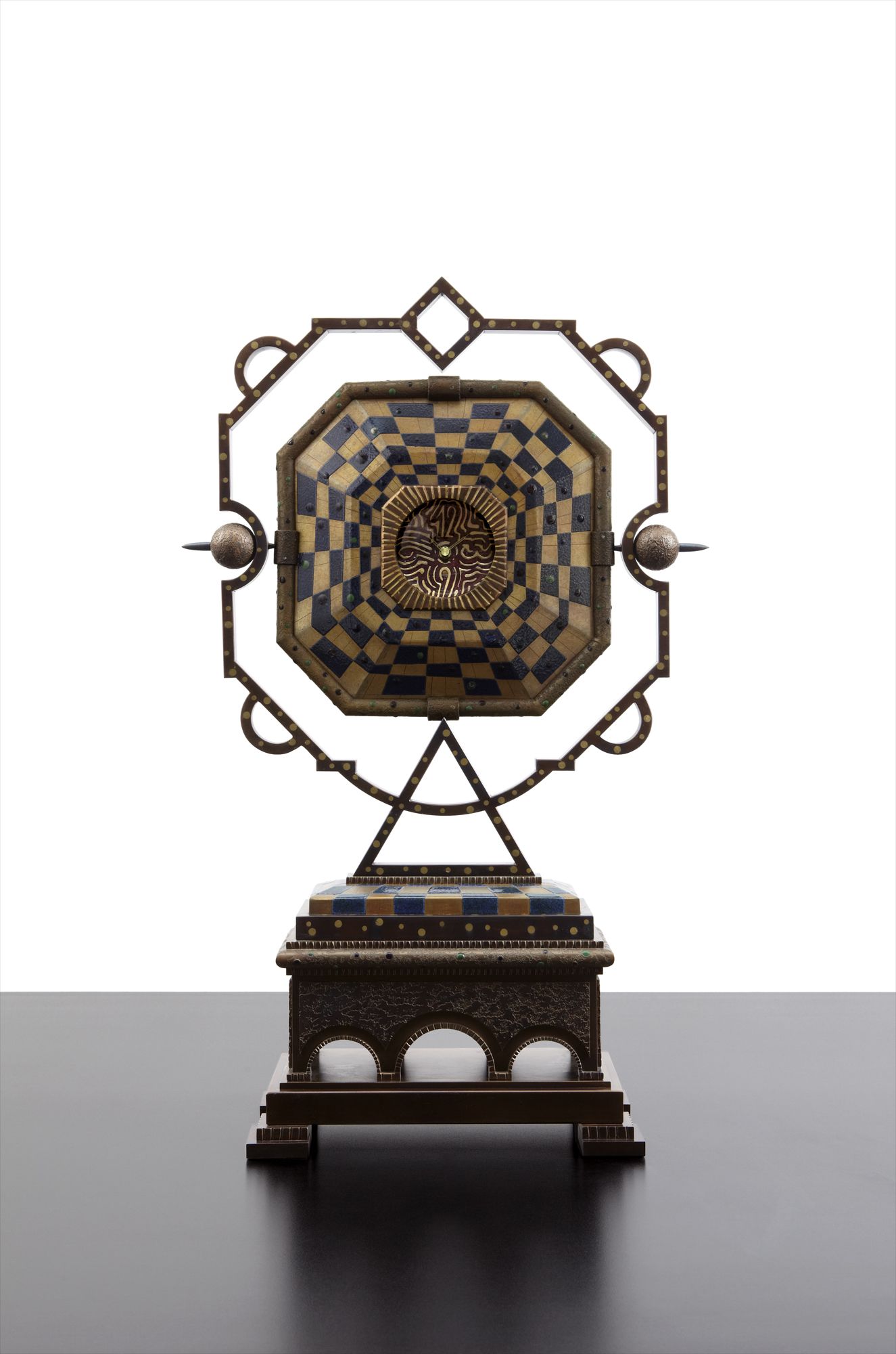 <b>ANDR&#201; DUBREUIL</b> <i>Unique clock</i>, circa 1990